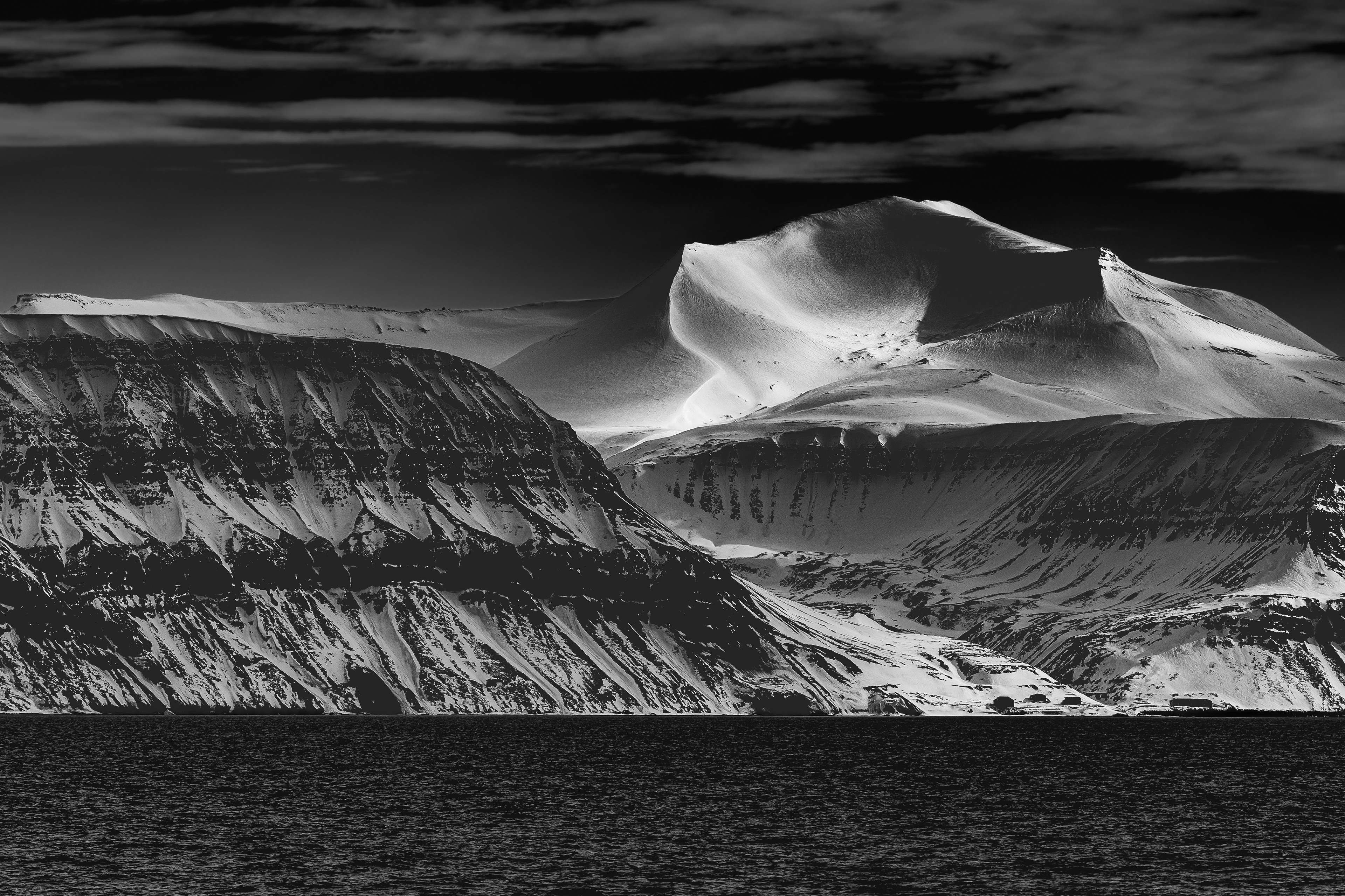 Svalbard nature in winter