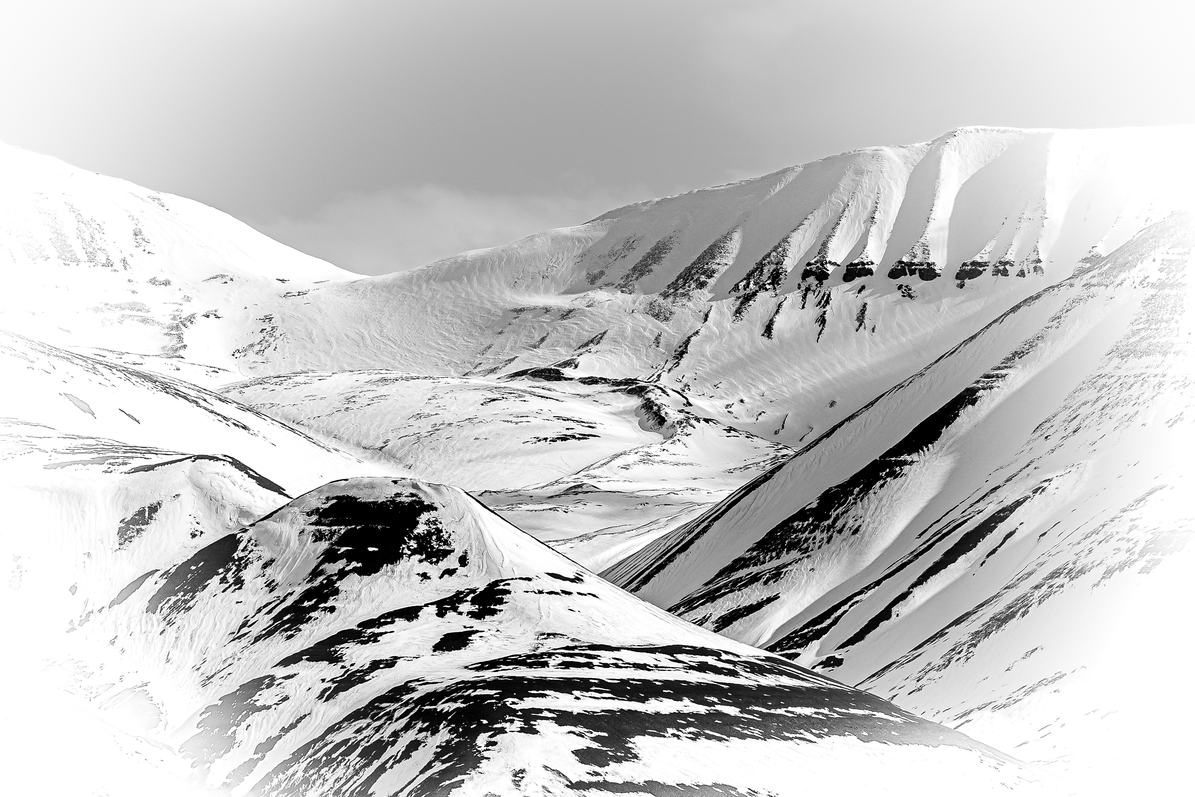 Svalbard in winter