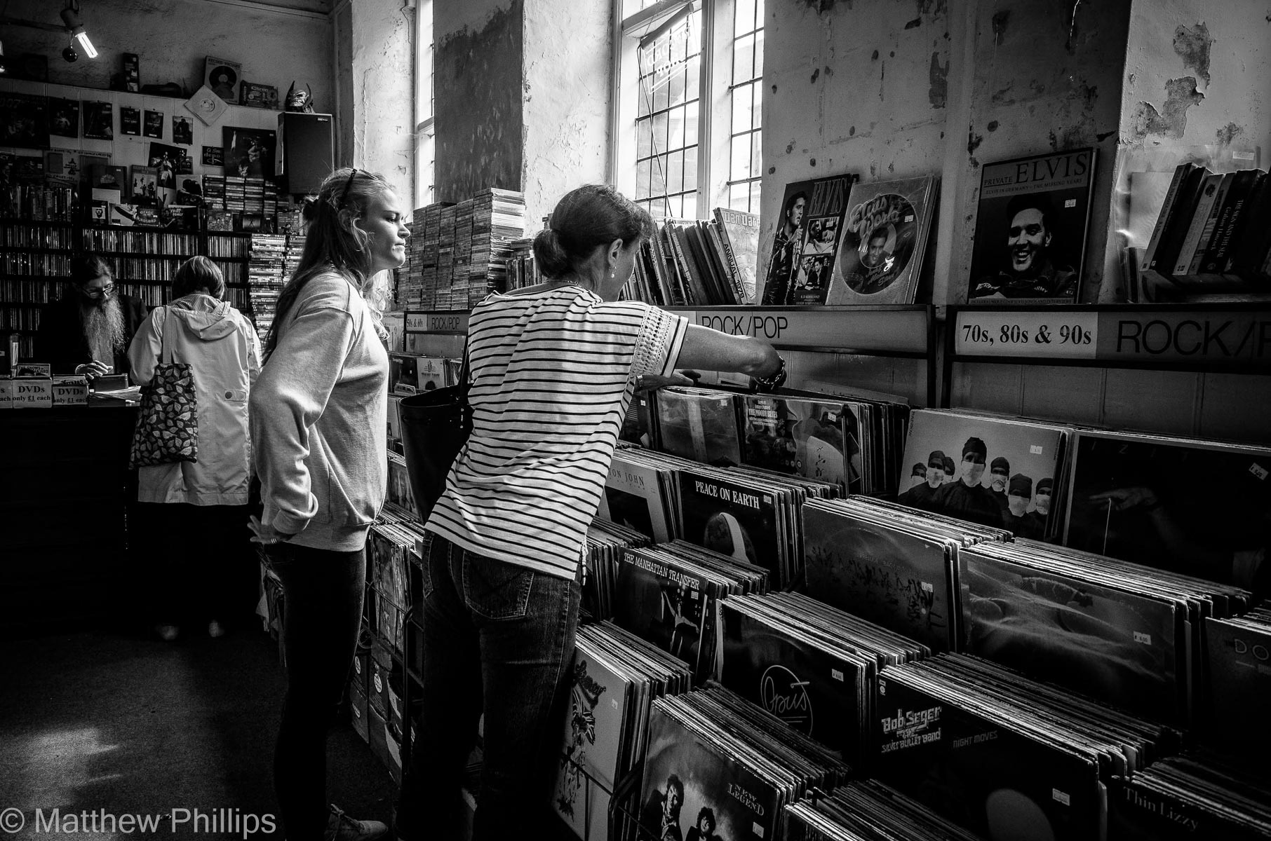 Record shop browsers