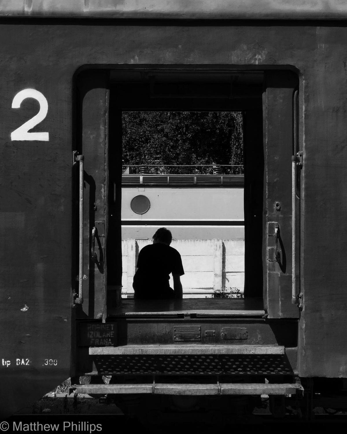 Waiting on the train