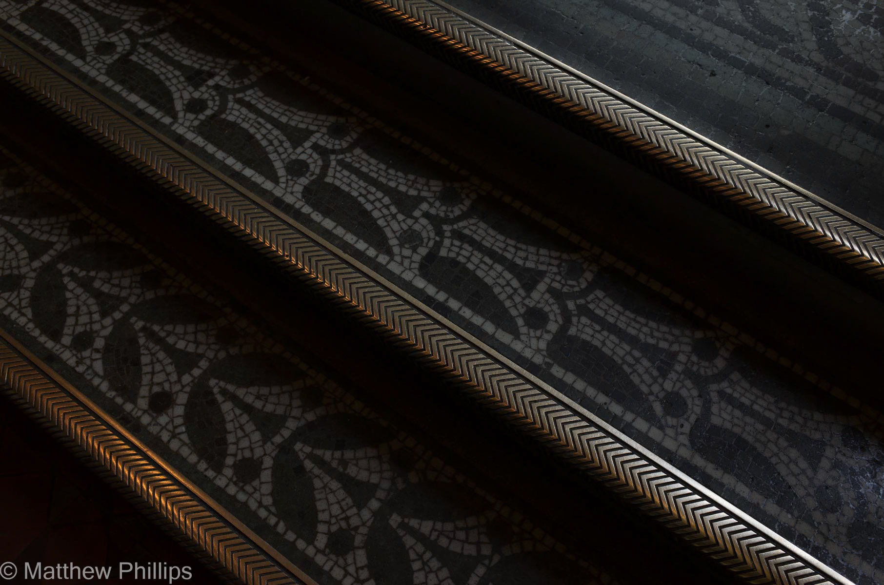 Polished steps
