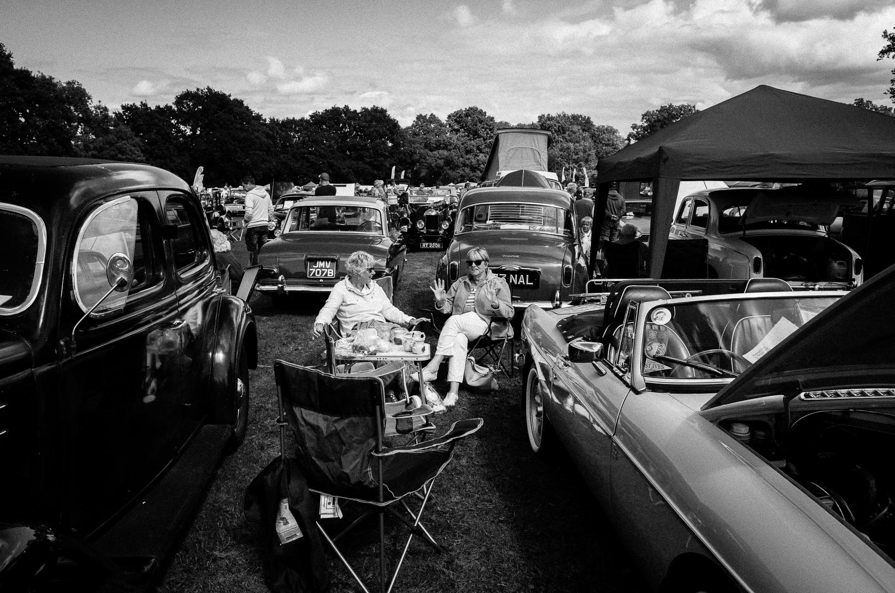At the car fair