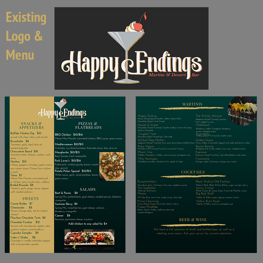 Pre-Existing Logo/menu