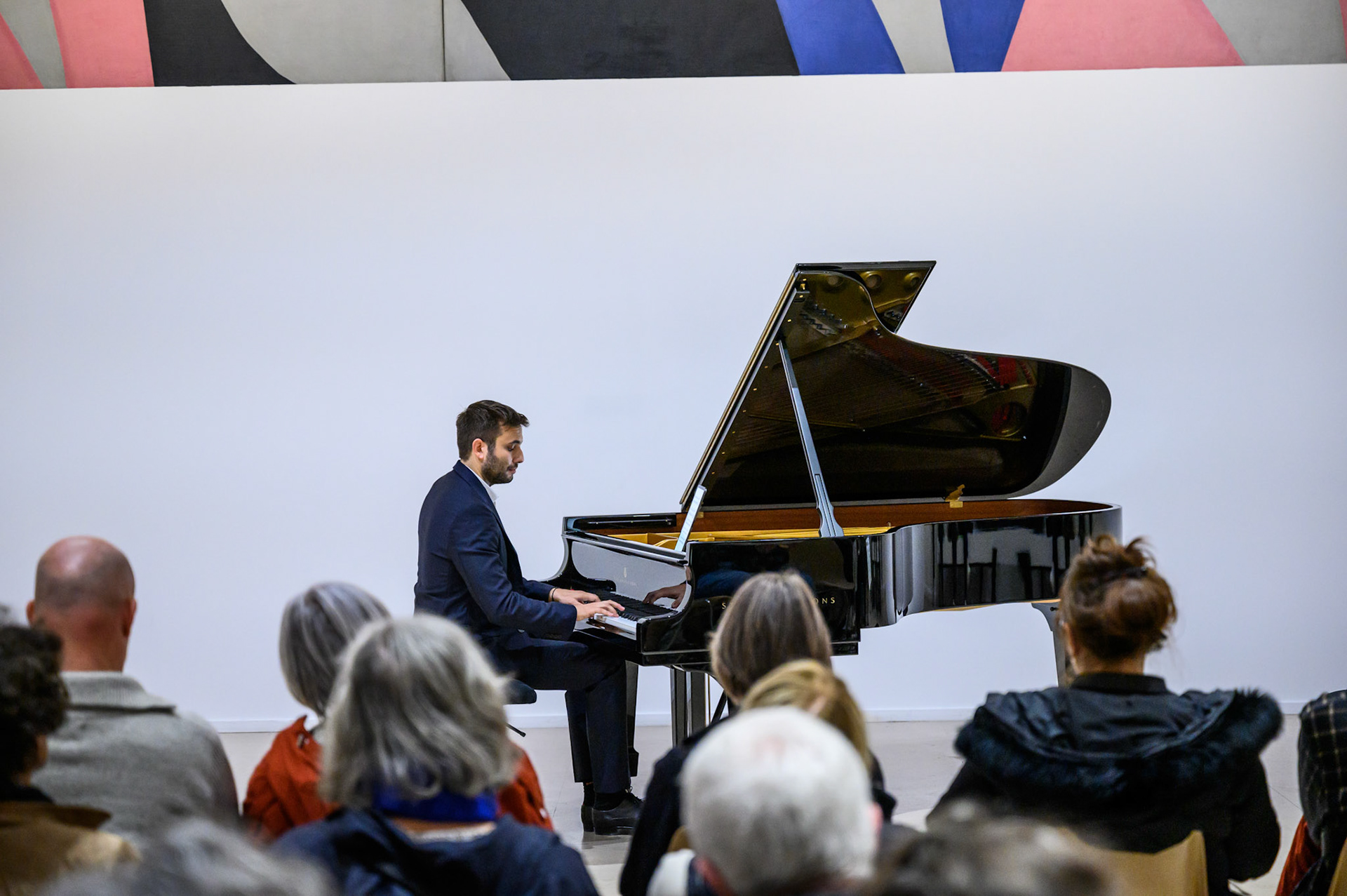 Soirée Kokoschka et la musique par la compagnie Miroirs Étendus, avec la soprano Marie-Laure Garnier au MAM, dans les salles d'expositions et dans la salle Matisse