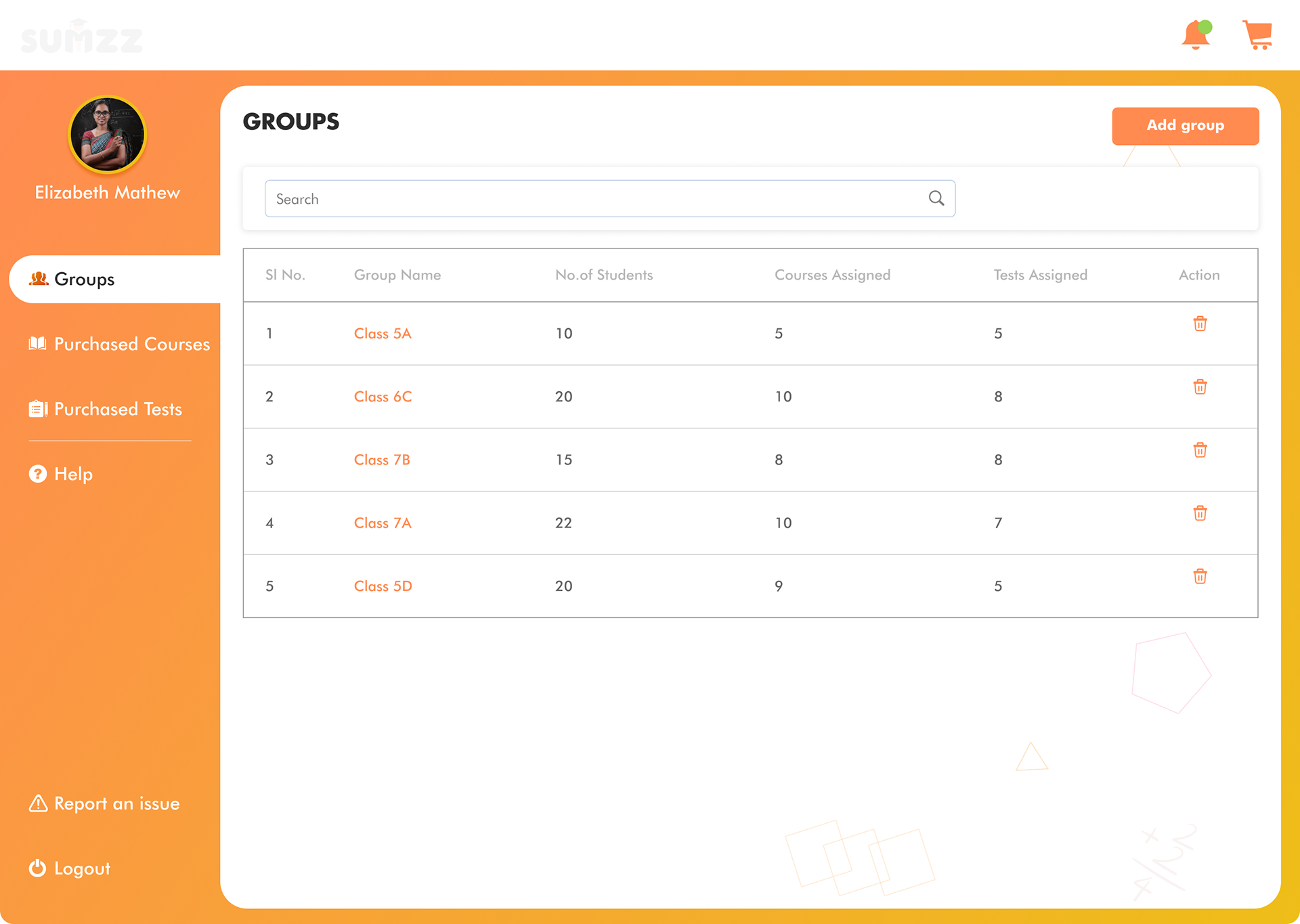 Groups List