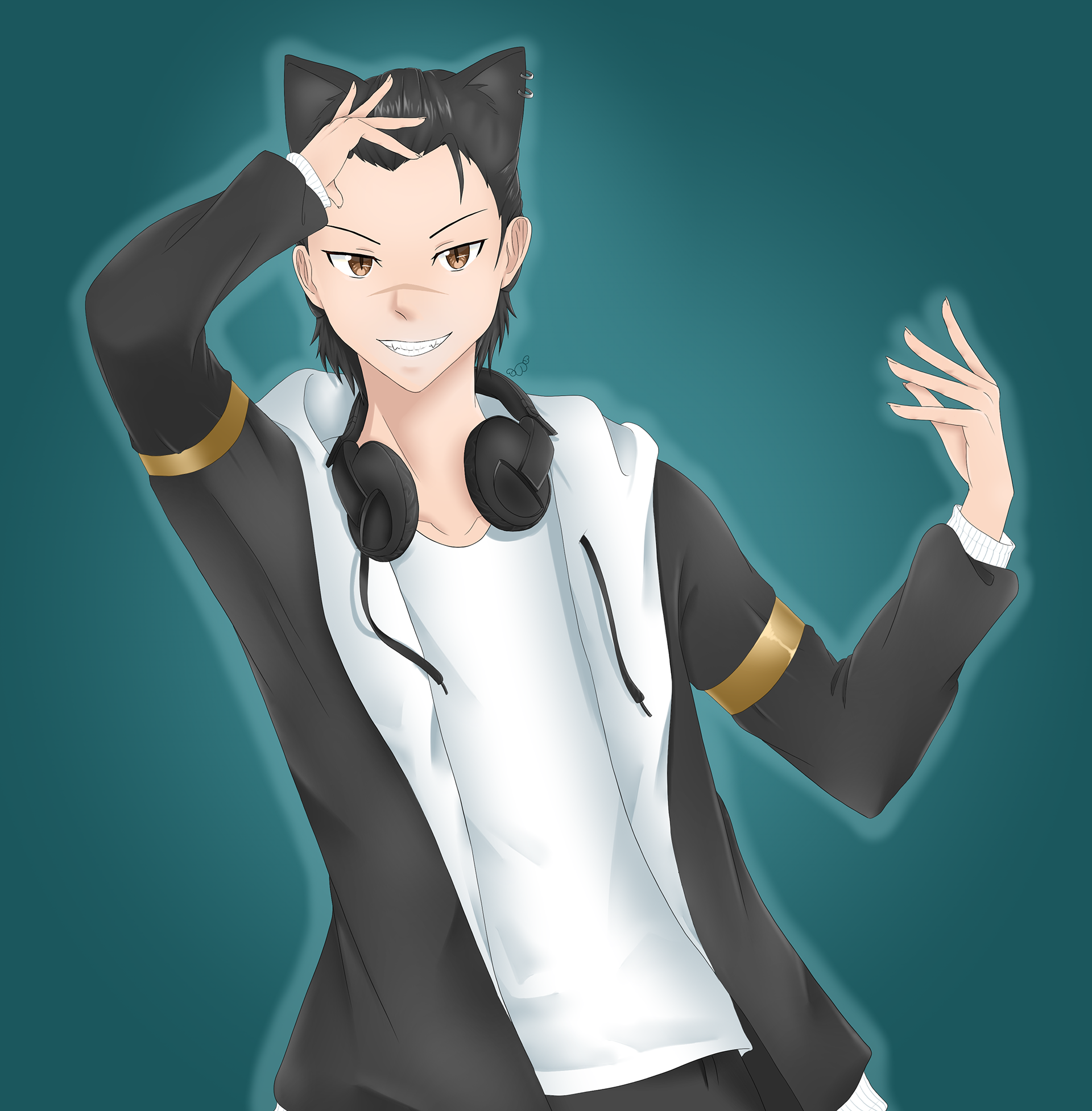 For @Snow_VRC, His OC