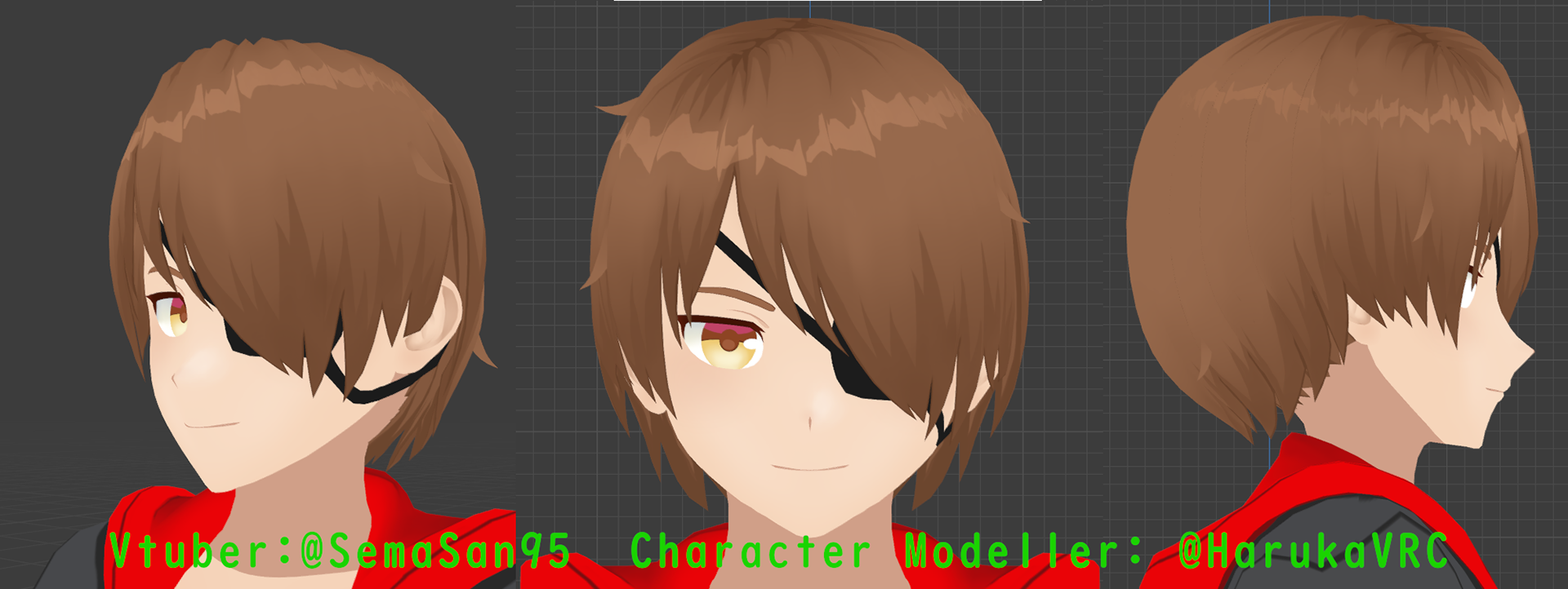 Face (Front, Side, 3/4ths)