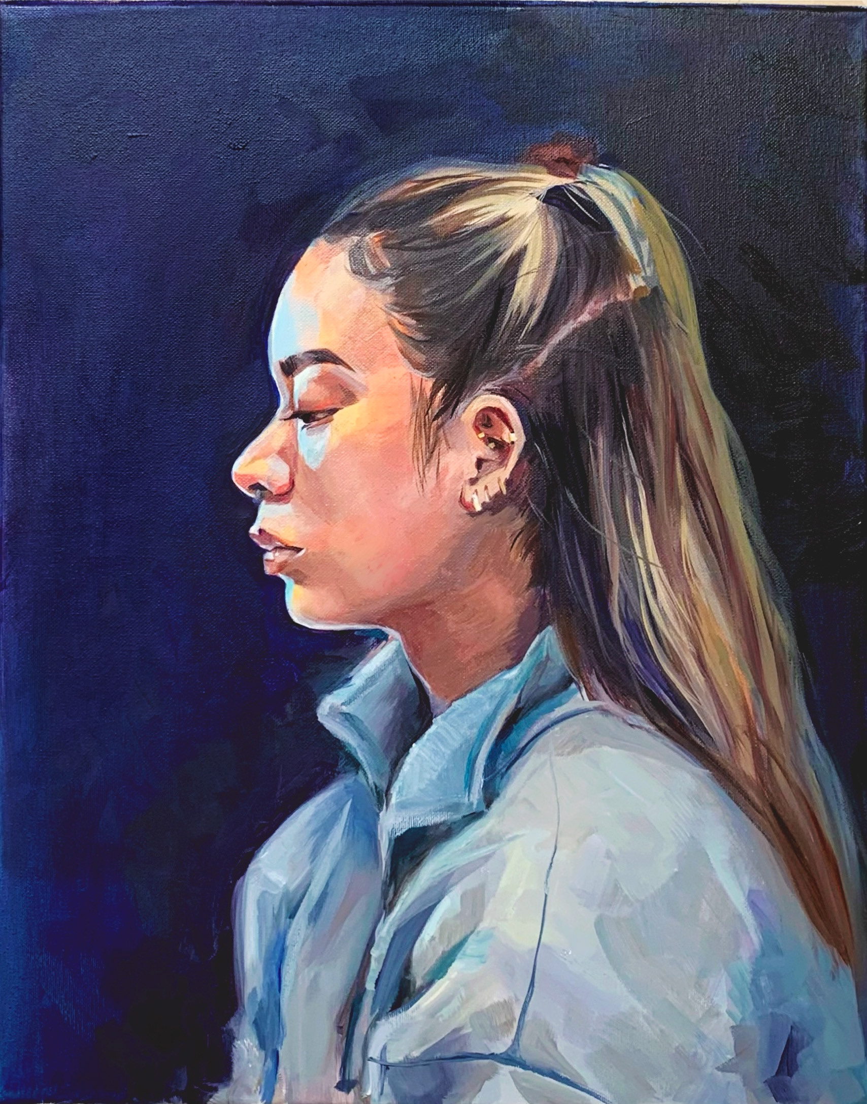 "Portrait Study," 2021 / 18" x 24" / NFS