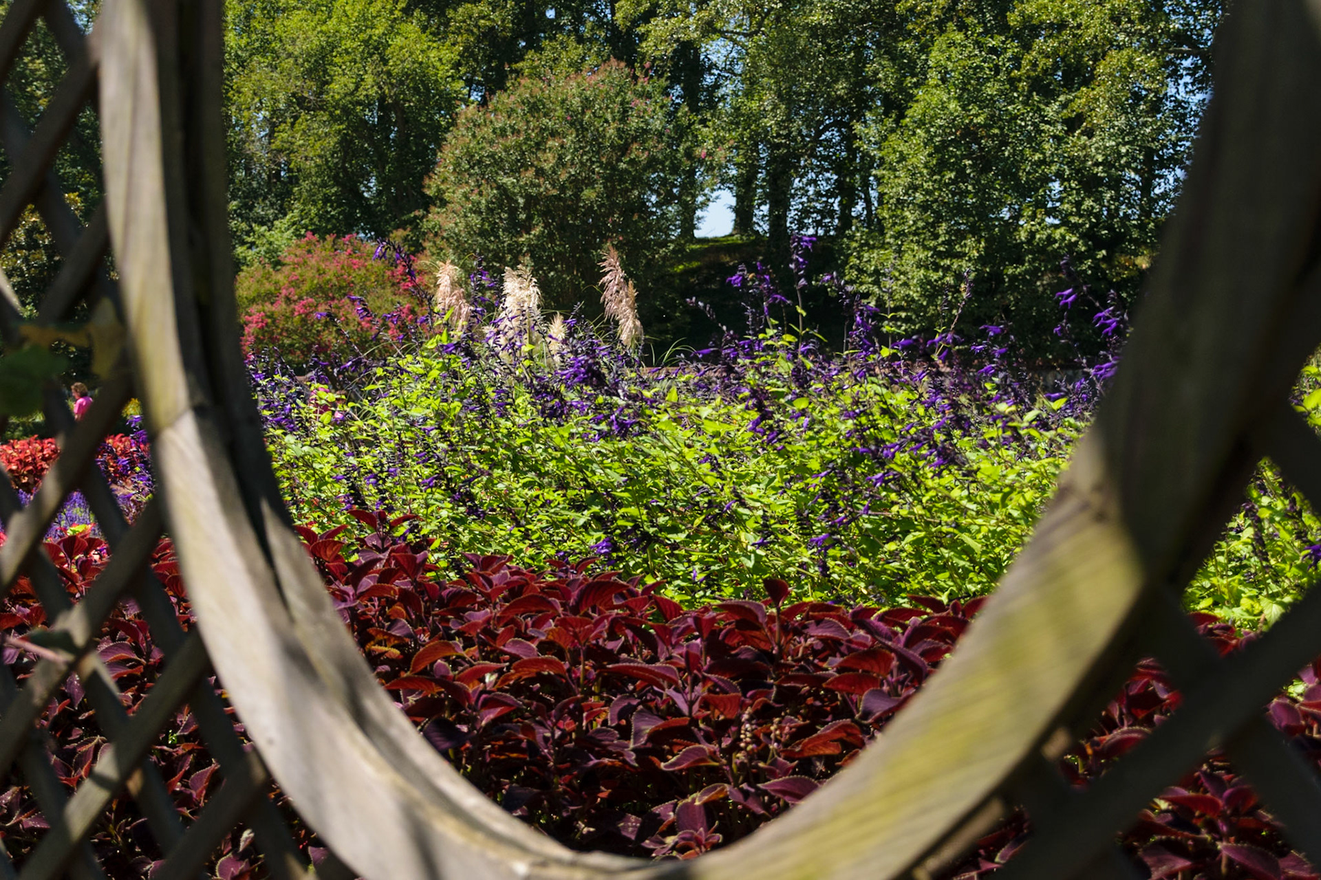 The garden at the Biltmore is continually updated to match the season.