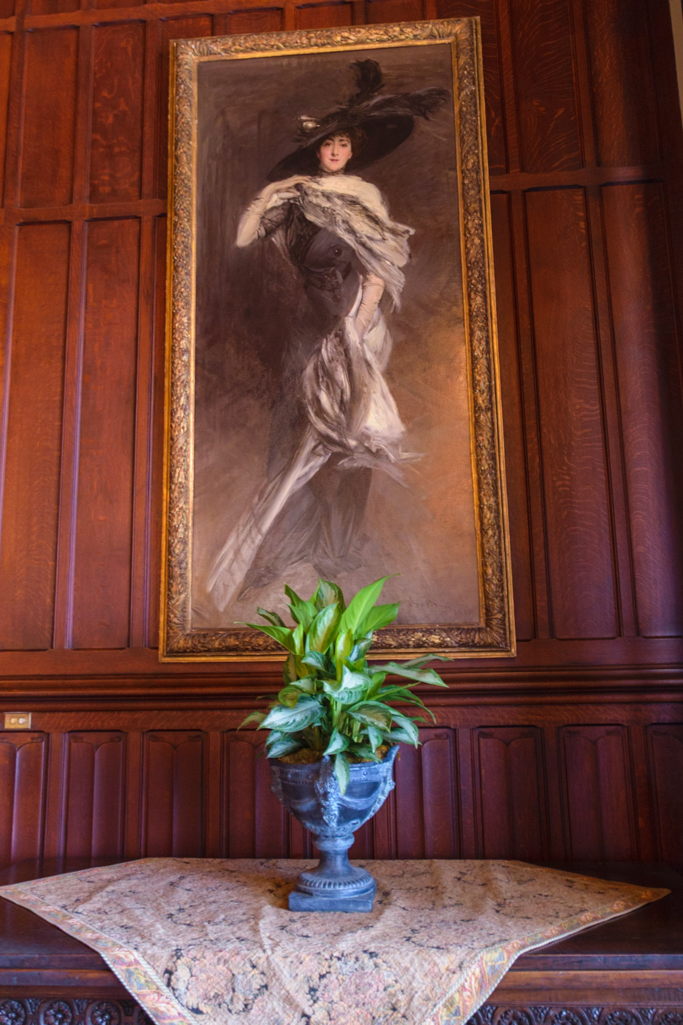 One of many portraits depicting one of the residents of the Biltmore.