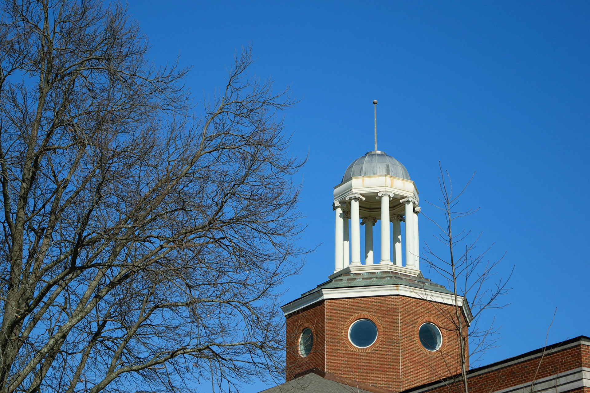 This one isn't necessarily a church, but it does look sorta like a steeple.
