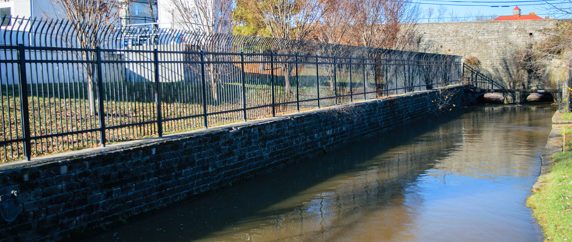 A perspective shot I attempted shooting down the length of Royal Springs Park.
