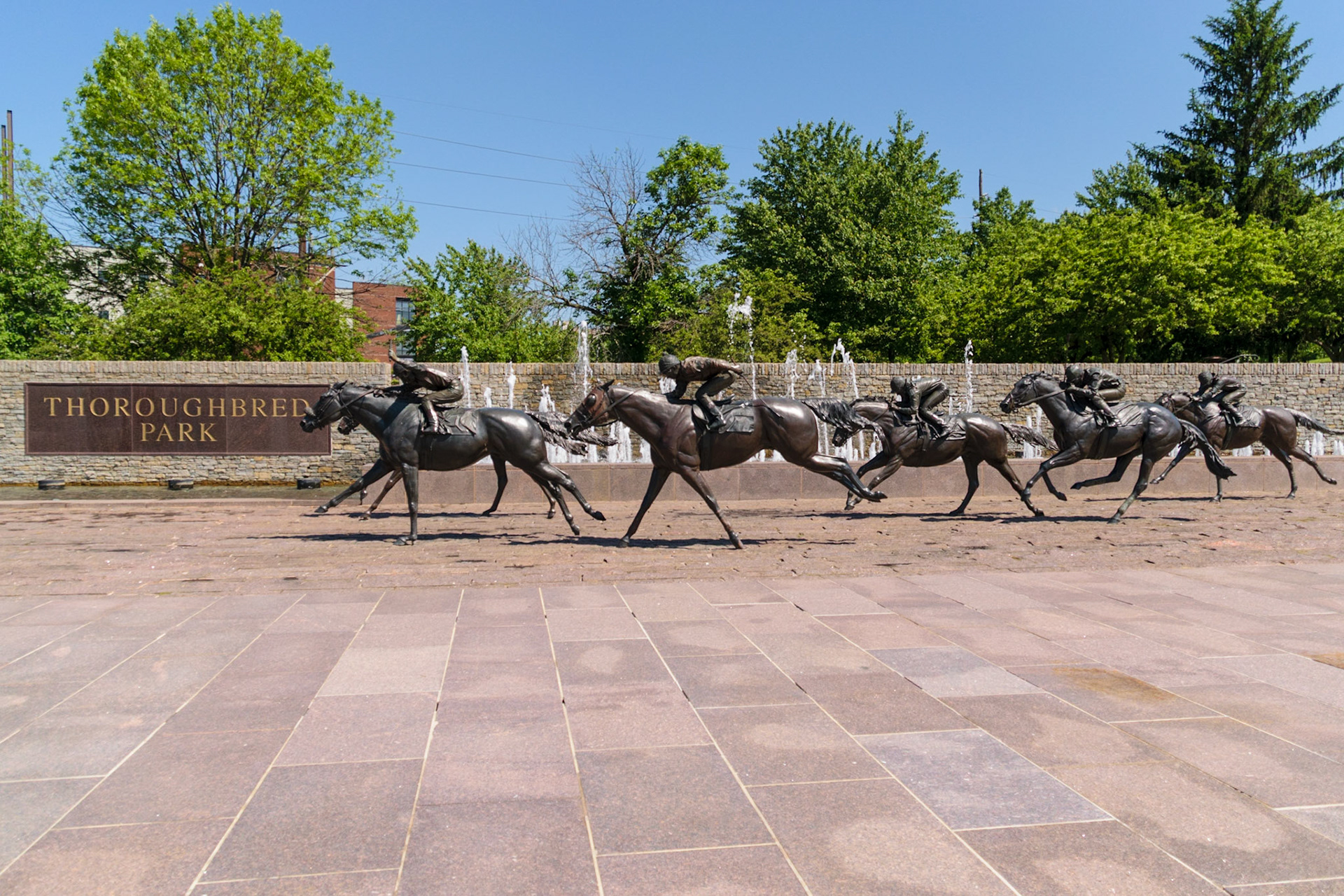 The way the statues capture the sense of movment is amazing.