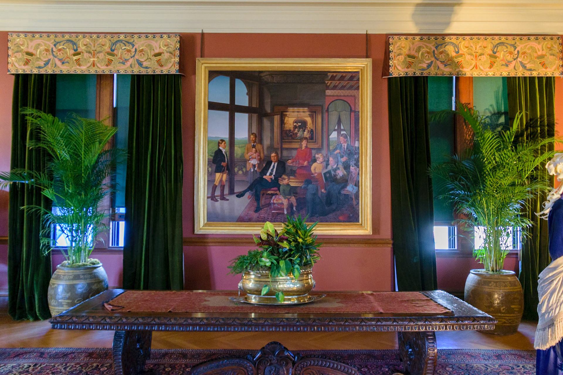 Here the past residents of the Biltmore Estate are immortalized.