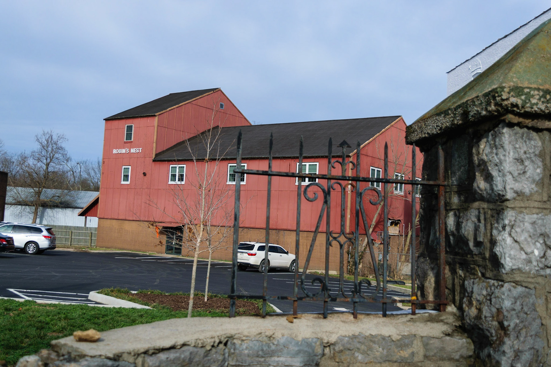 I tried to frame up this building using some delapidated fence.