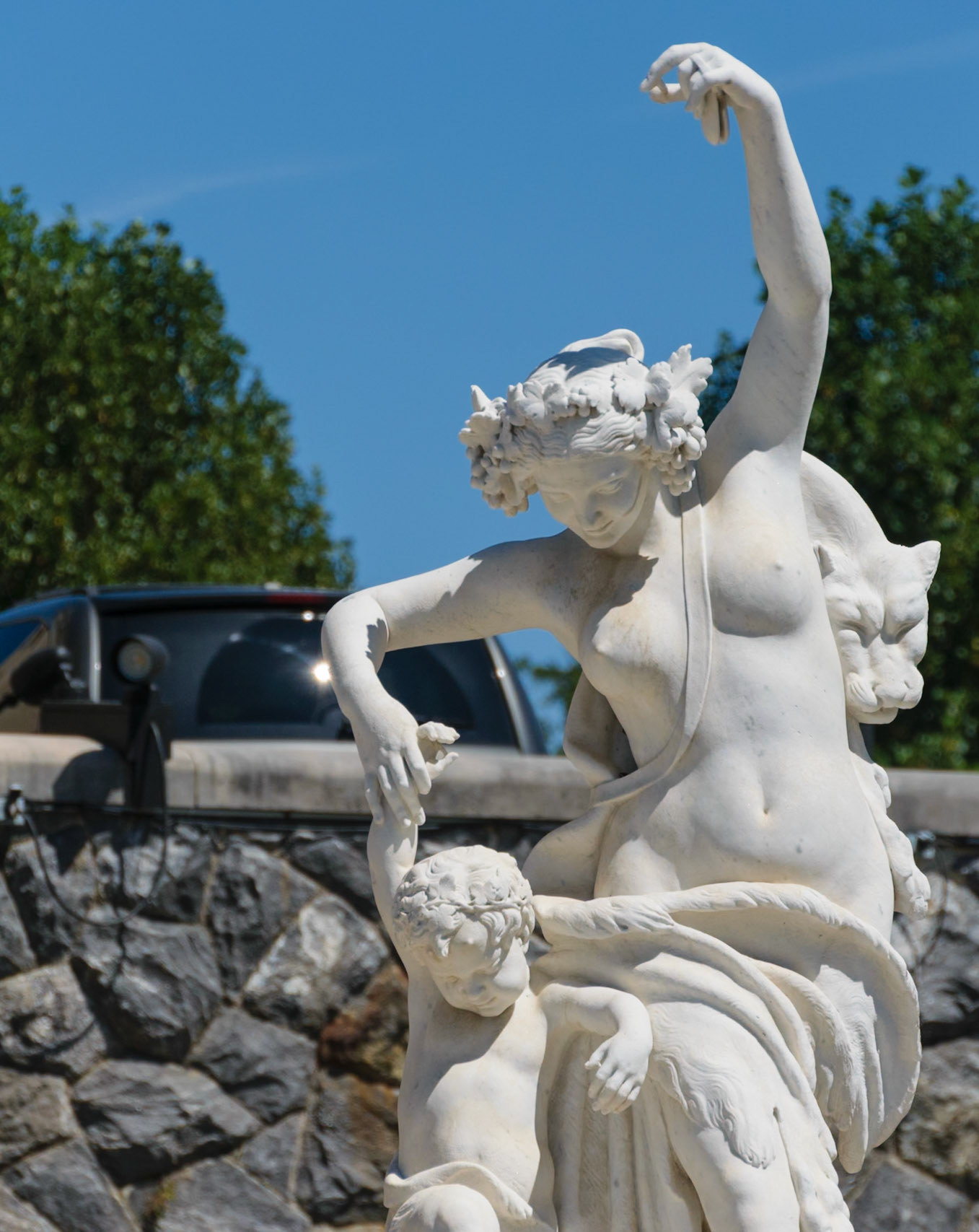 A mother and her child are frozen in a dance.