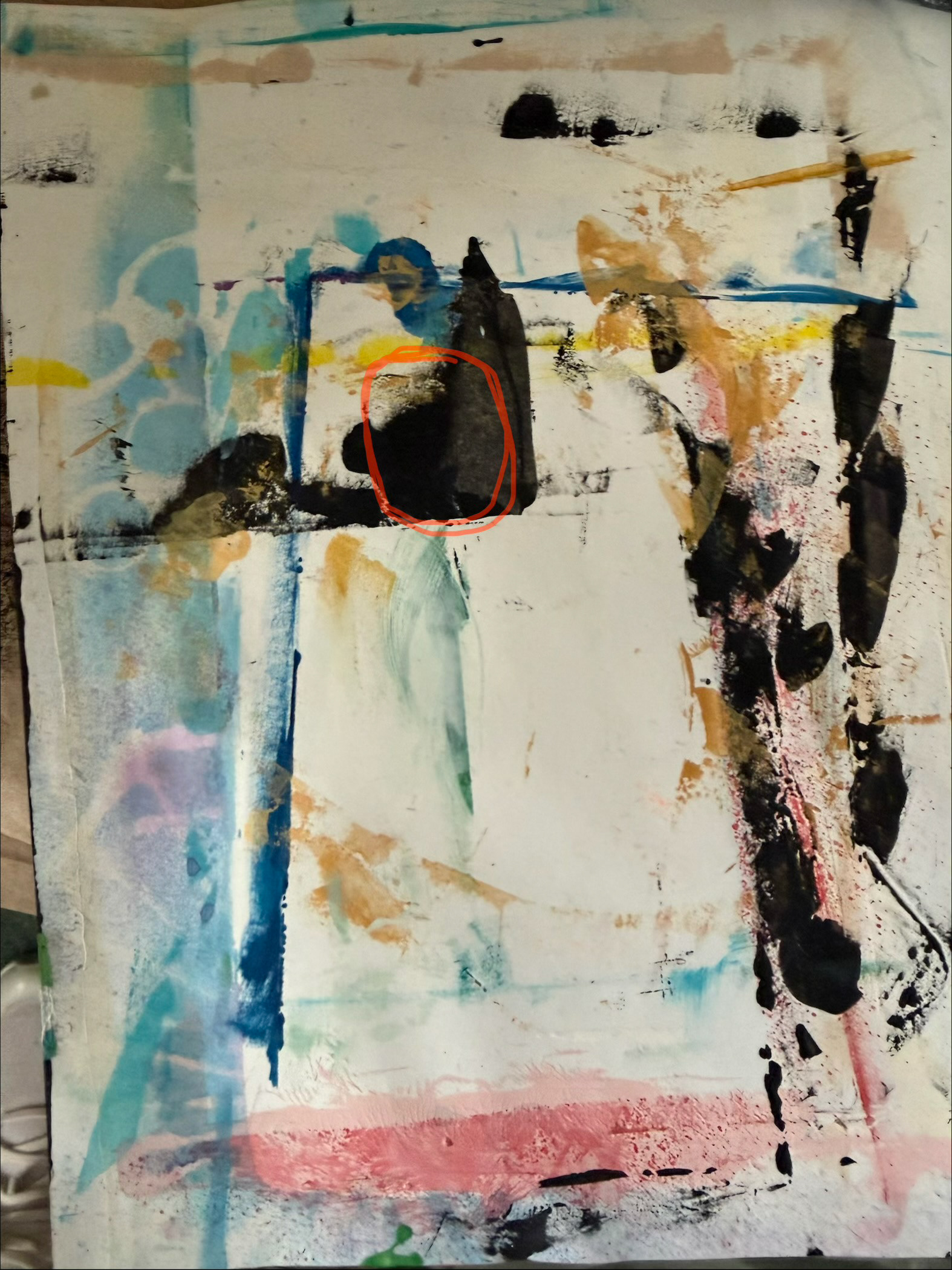 Splat paper marks