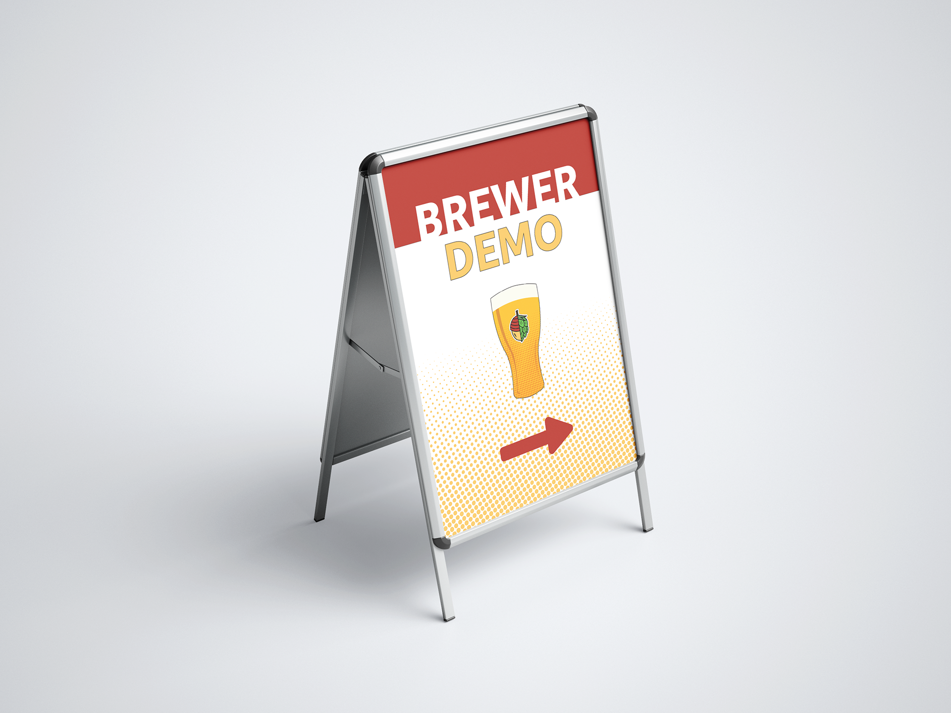 Brewer Demo Directional Sign