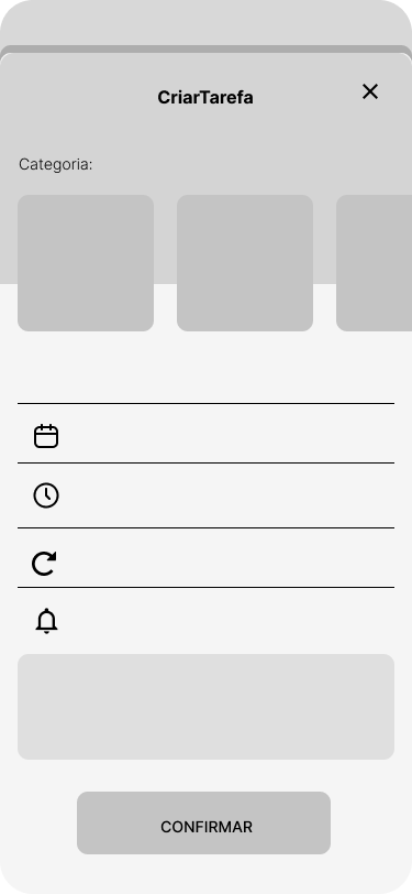 Detalhes de uma nova tarefa