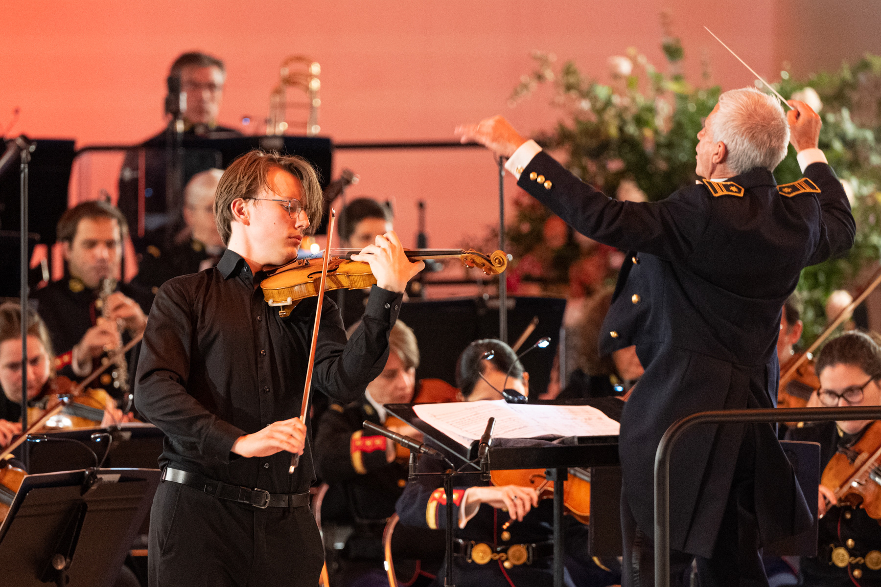 Bohdan Luts, winner of the Long-Thibaud violin competition, University Panthéon-Assas, Paris, November 2023