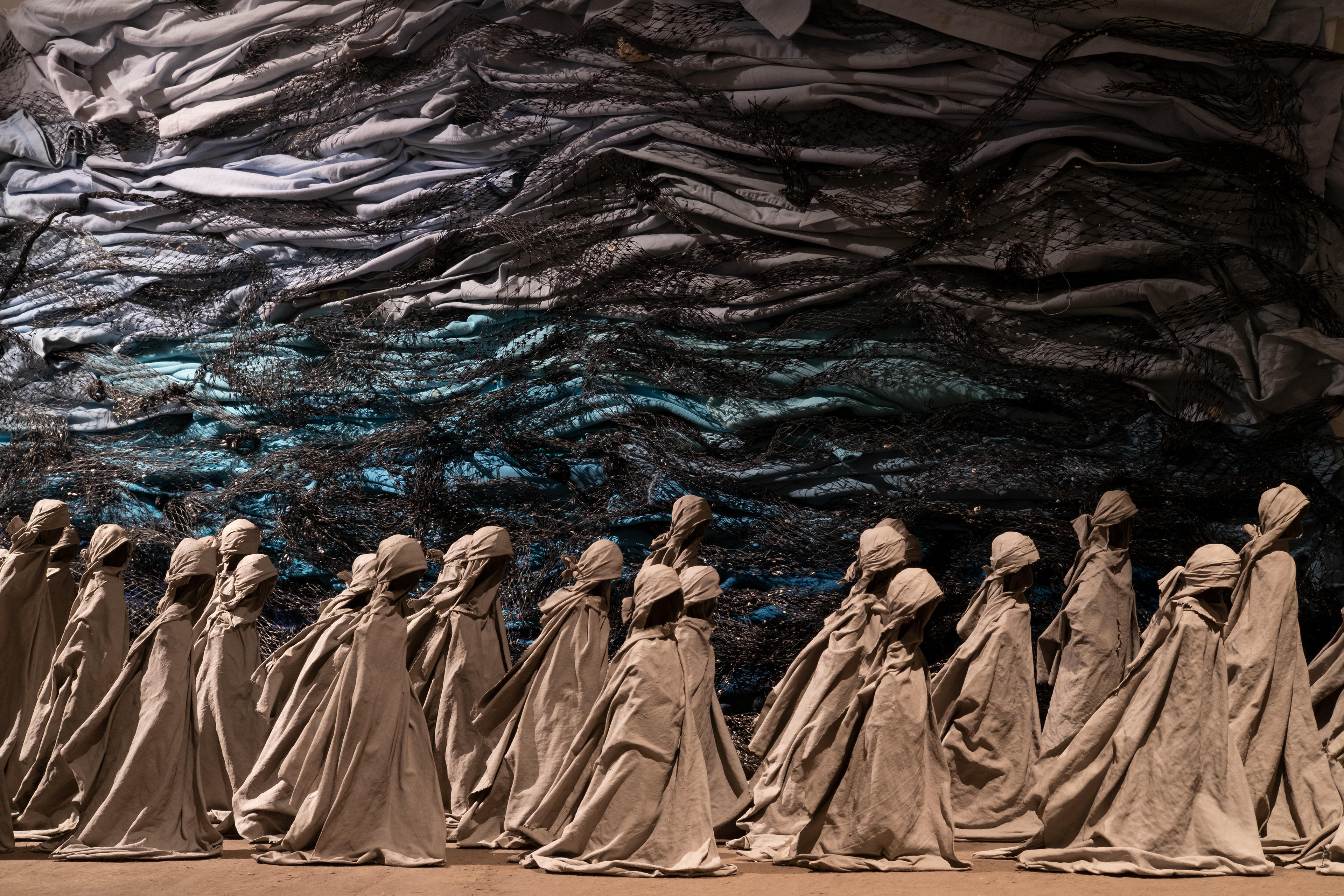 Le Petit Peuple et la Mer, Françoise Carré, Exhibition at the Hôtel de l'Industrie, Saint-Germain de Prés, Paris, September 2021
