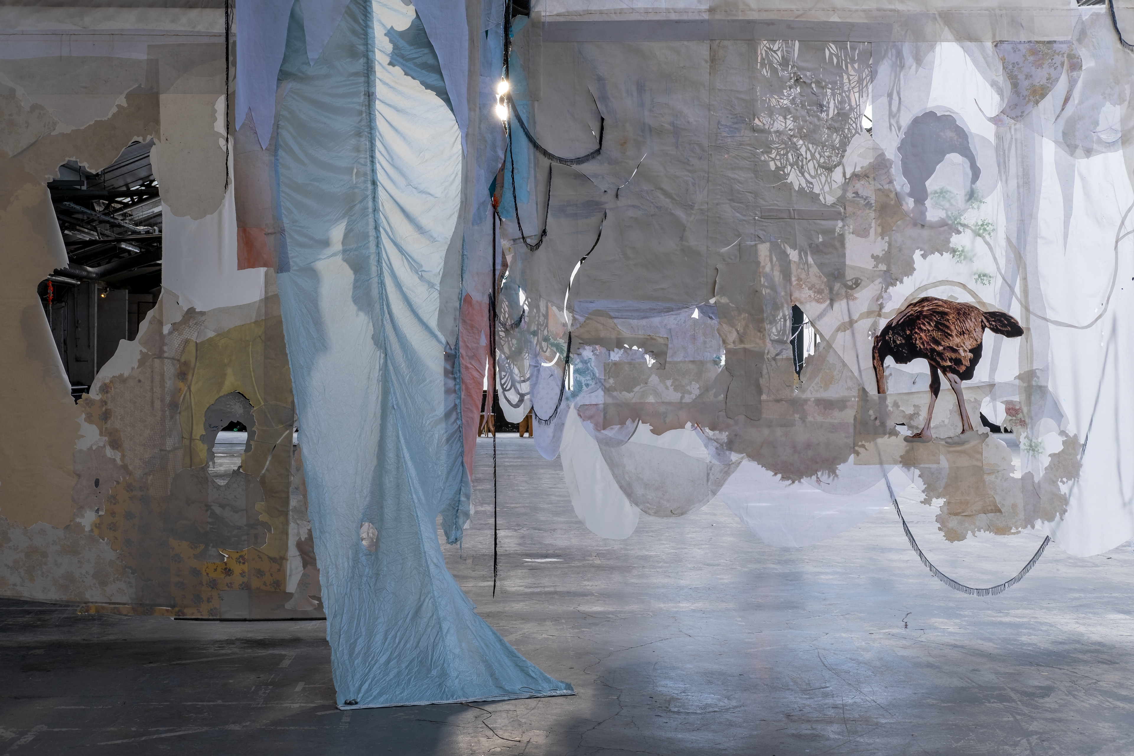 Exhibition "Faire l'autruche" by Vanina Langer, Paris, May 2021