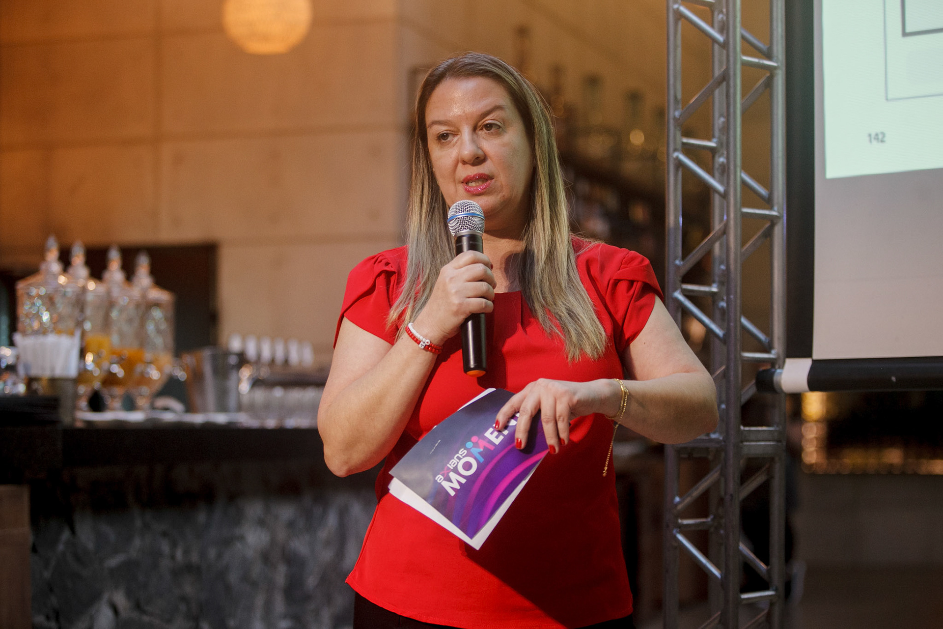 Evento Axians Moment 2024 realizado no restaurante Pavino.