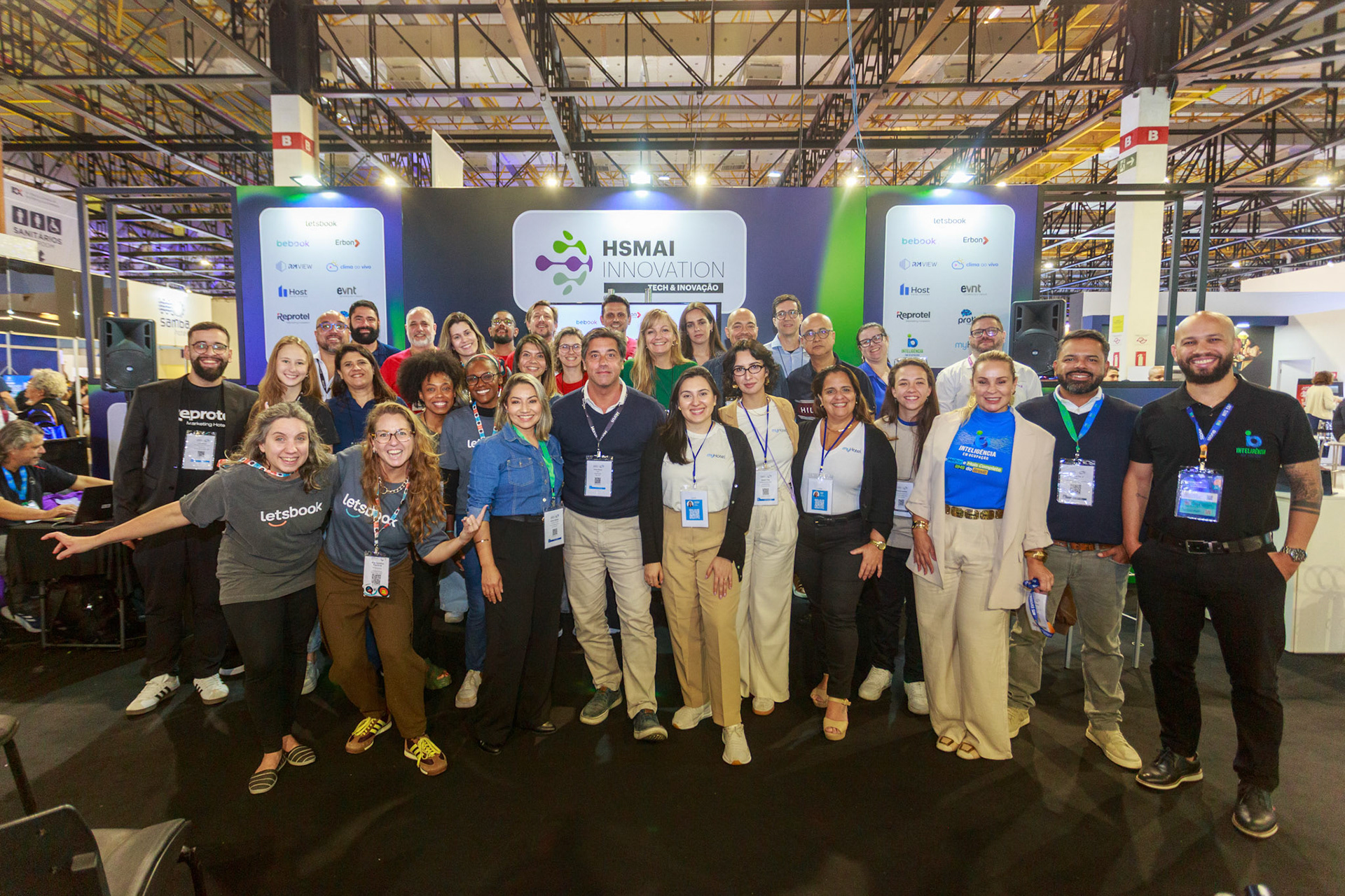 Fotos ambientes estande HSMAI na feira Equipotel 2025
