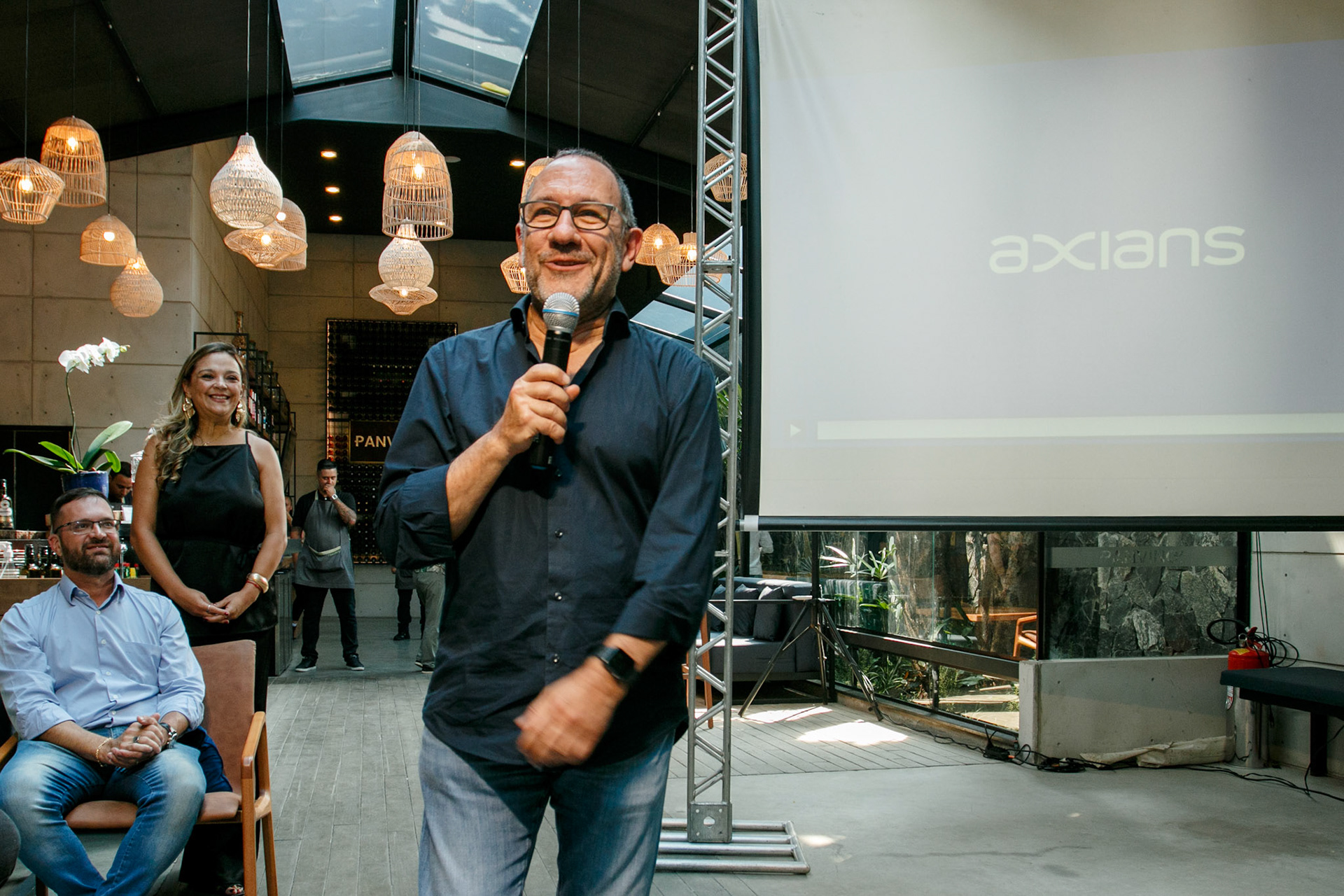 Evento Axians Moment 2024 realizado no restaurante Pavino.