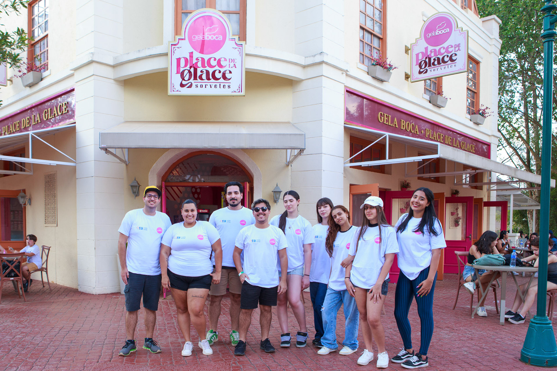 Ação promocional Gelaboca Day no Hopi Hari, durante a temporada de apresentaçoões de Circo dos Horres: A Horigem