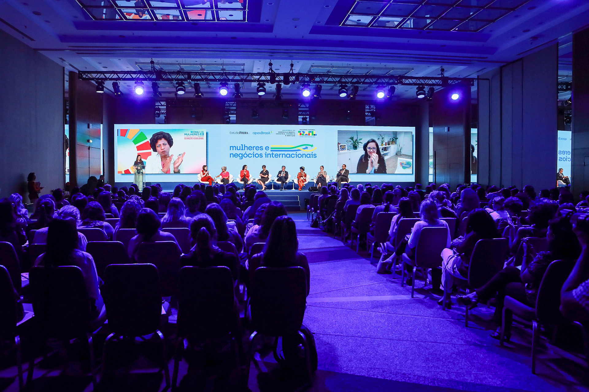 Abertura, Apex Mulheres e Negócios Internacionais