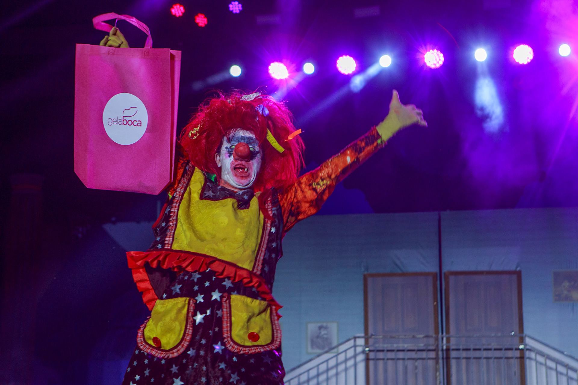 Ação promocional Gelaboca Day no Hopi Hari, durante a temporada de apresentaçoões de Circo dos Horres: A Horigem