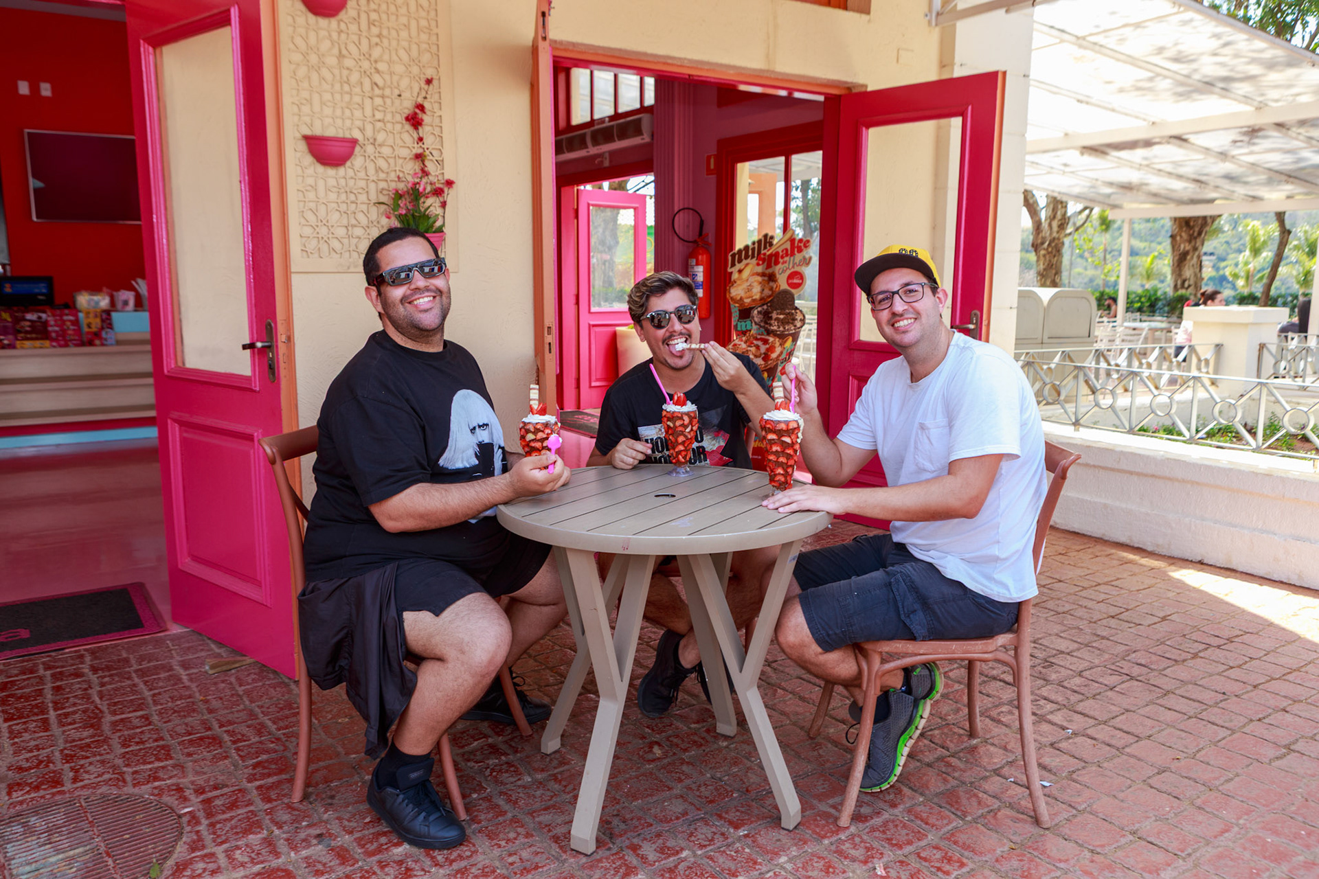 Ação promocional Gelaboca Day no Hopi Hari, durante a temporada de apresentaçoões de Circo dos Horres: A Horigem
