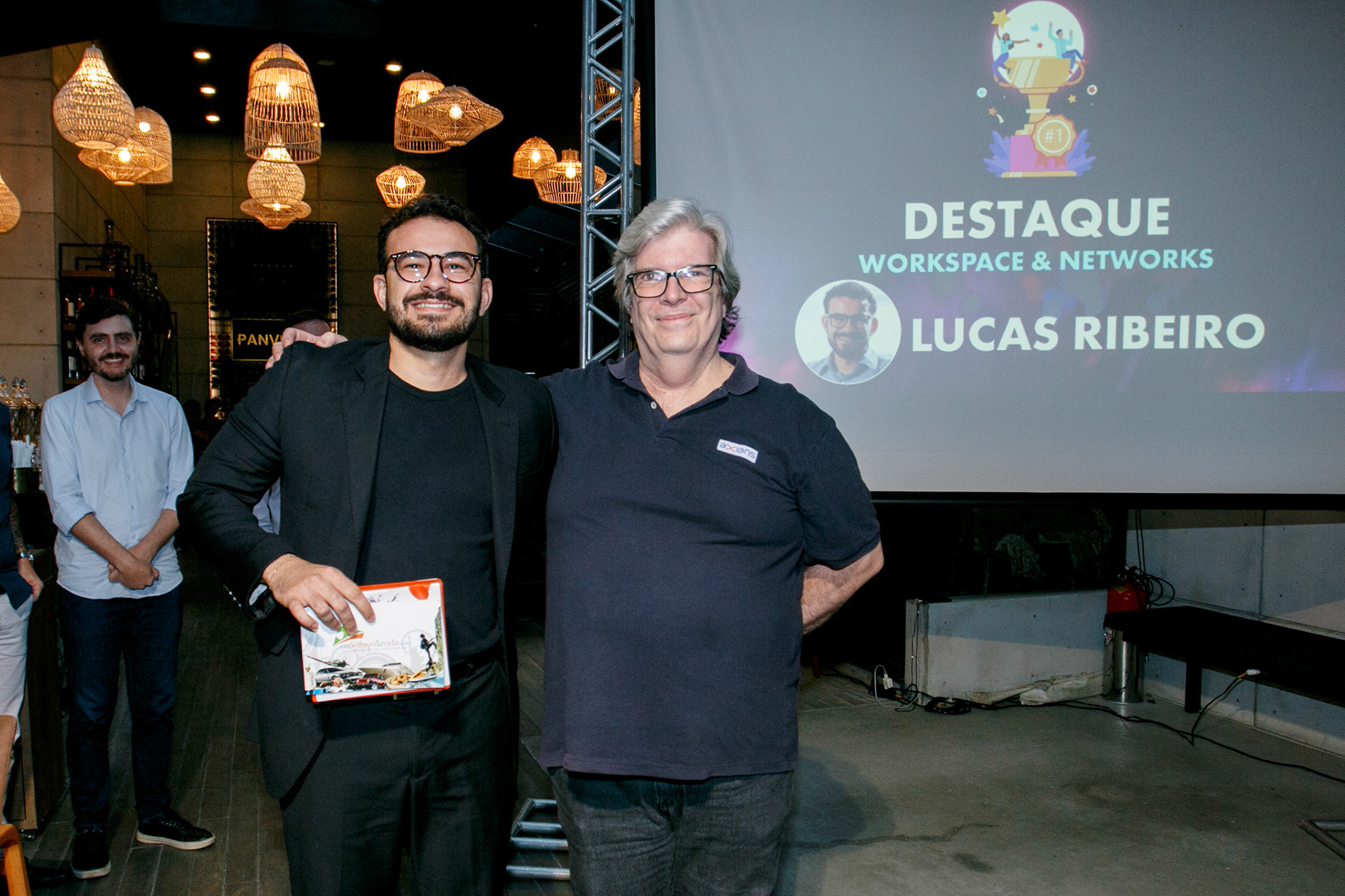 Evento Axians Moment 2024 realizado no restaurante Pavino.