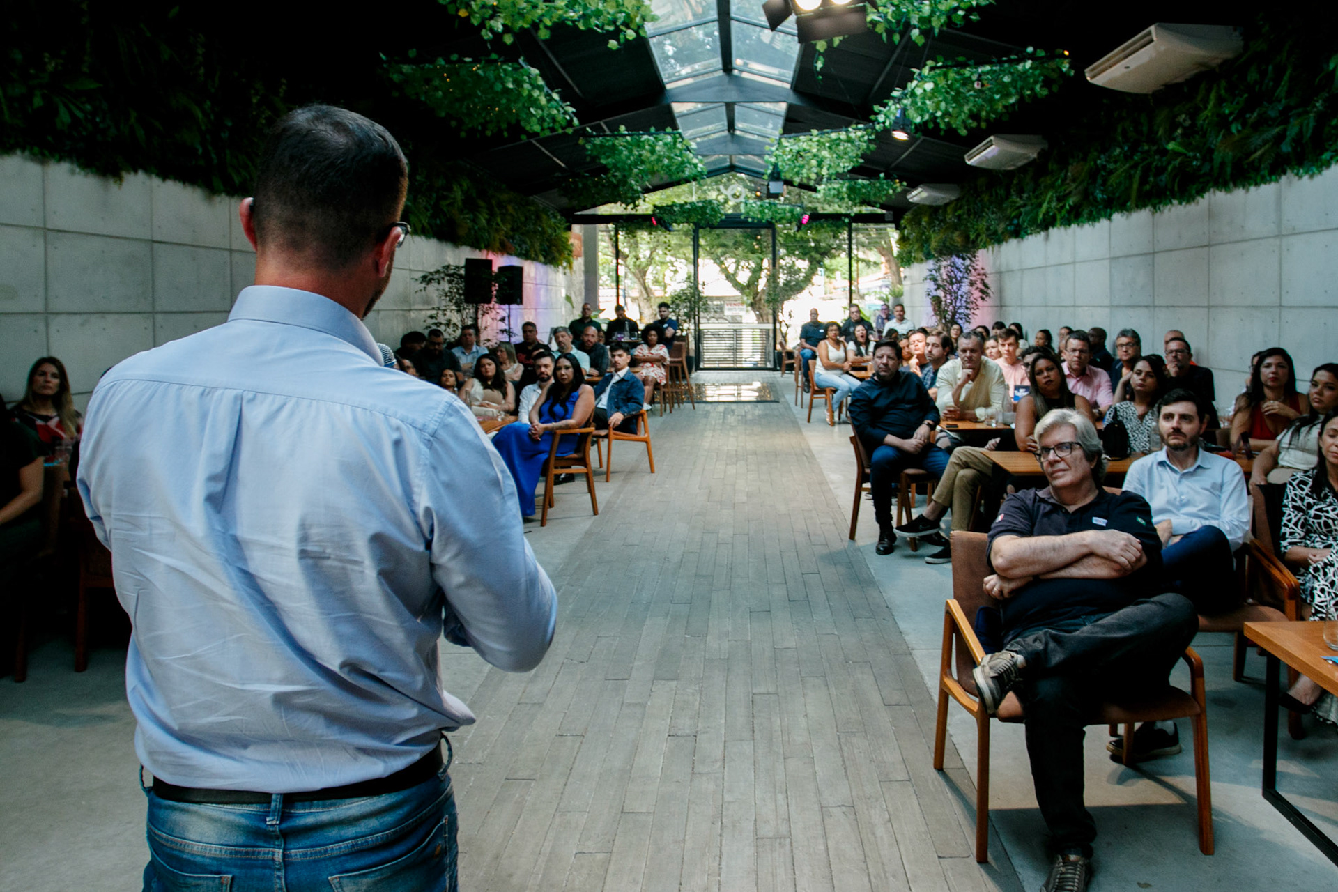 Evento Axians Moment 2024 realizado no restaurante Pavino.