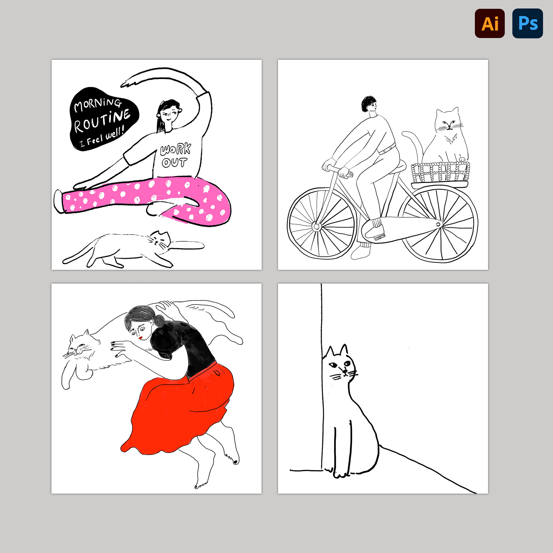 自主製作/イラストレーション