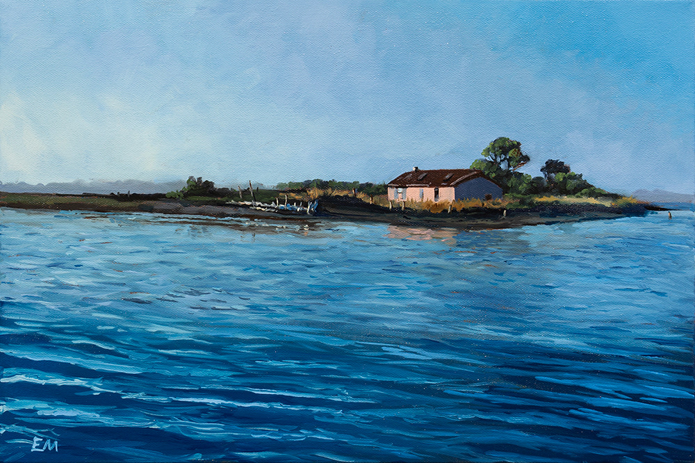 "You Are Seen" 2025 oil on canvas, 12"x18" $240