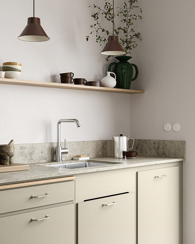 Kulladals Kitchen 3D-production. Planned & styled: by me