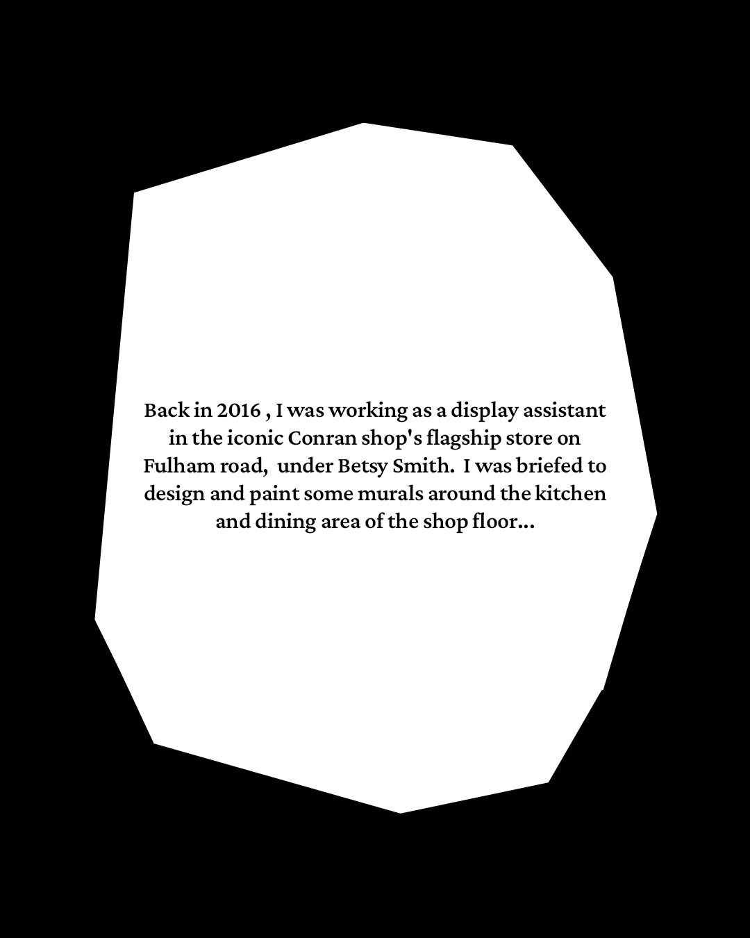 The Conran Shop food department murals, 2016