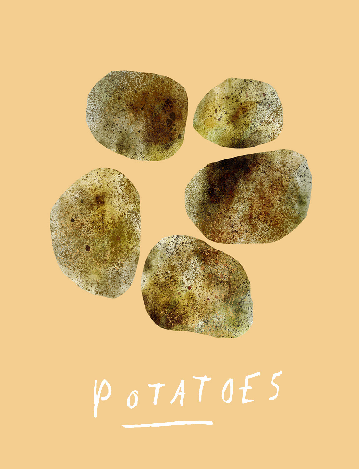 Potatoes from local veg box, 2025