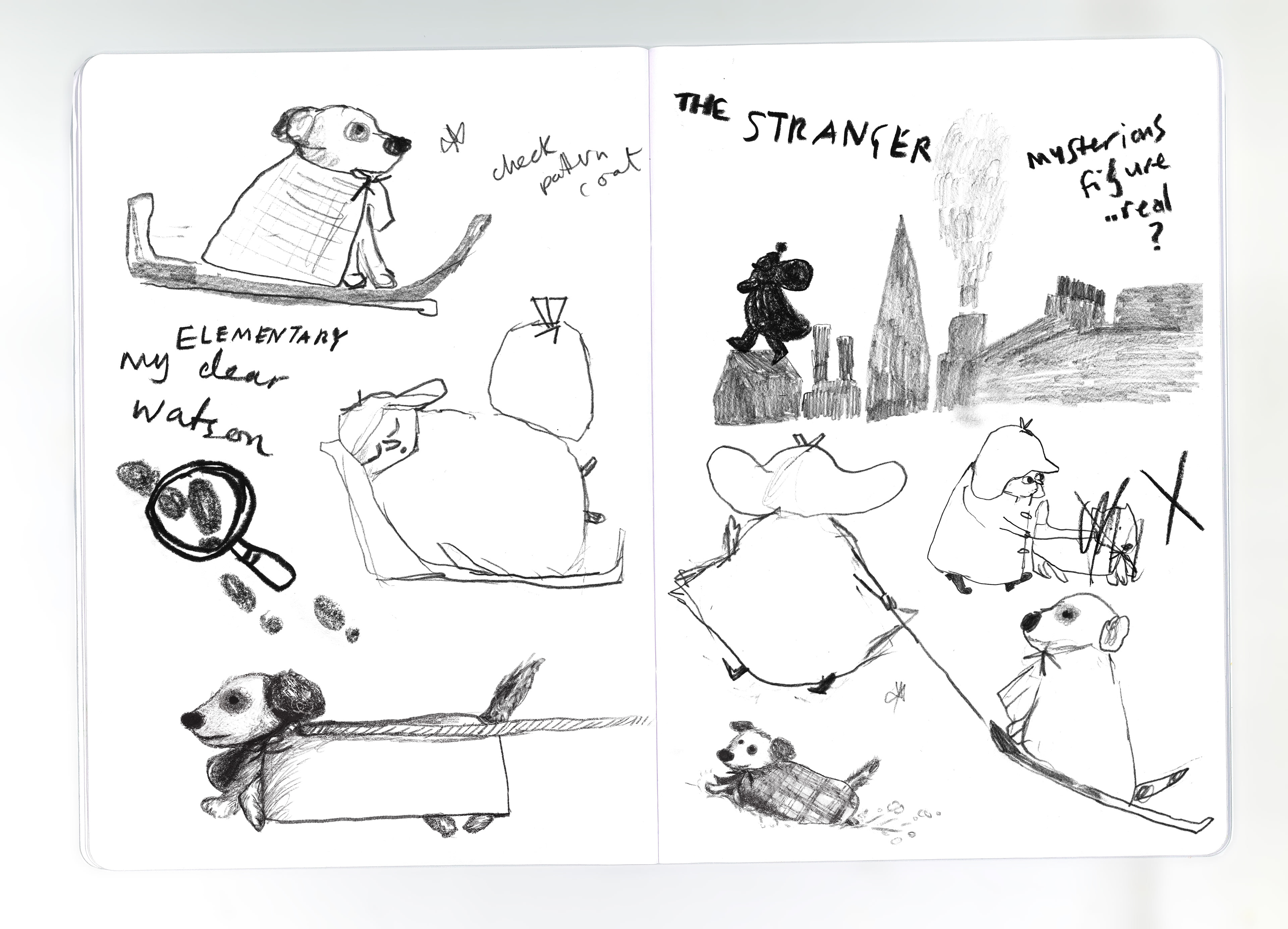 Initial sketches, 2025