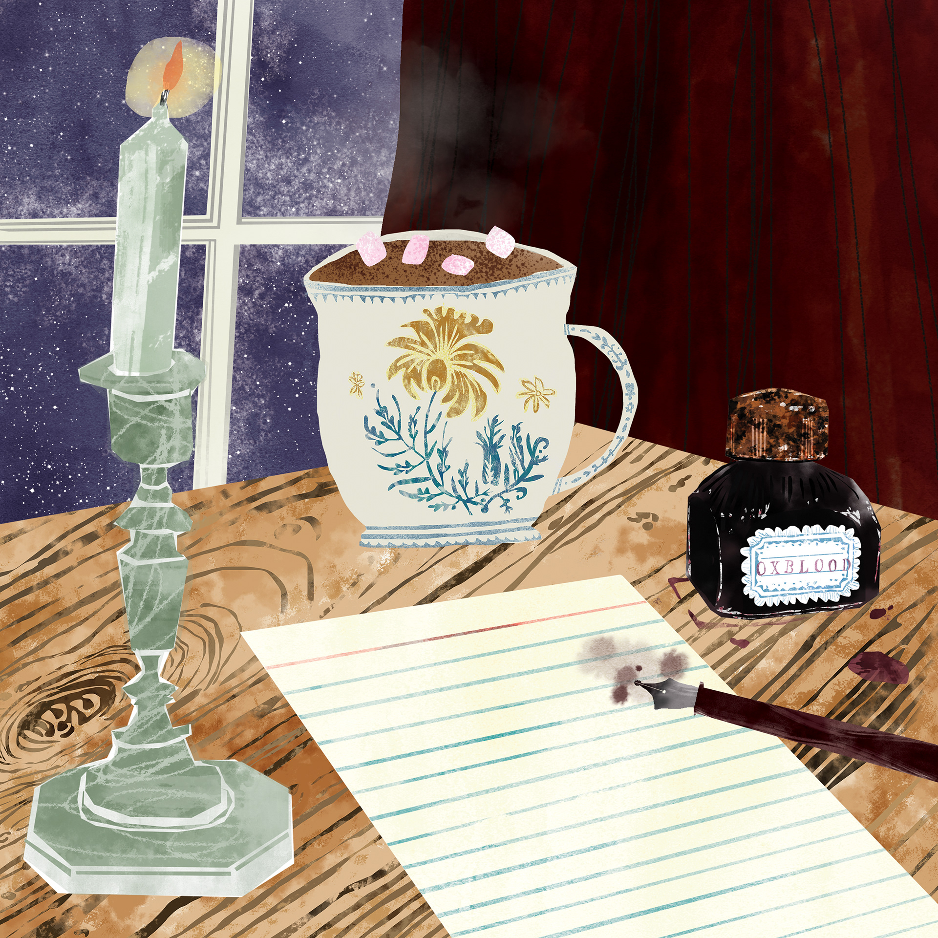 Scene for a Christmas story, 2025