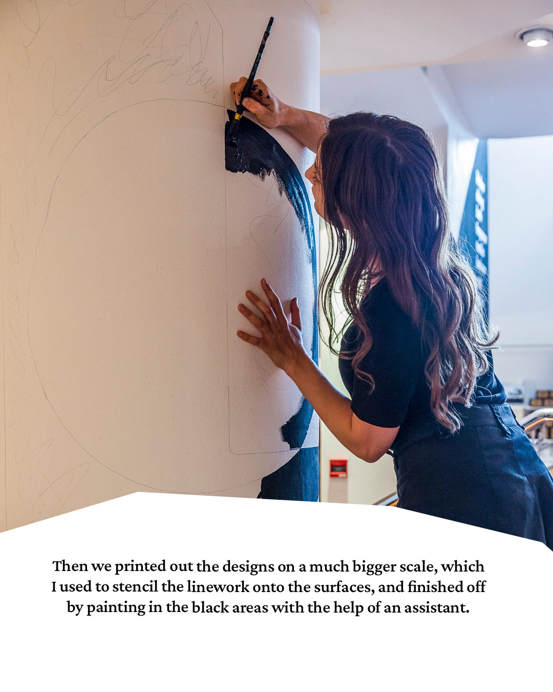 The Conran Shop food department murals, 2016