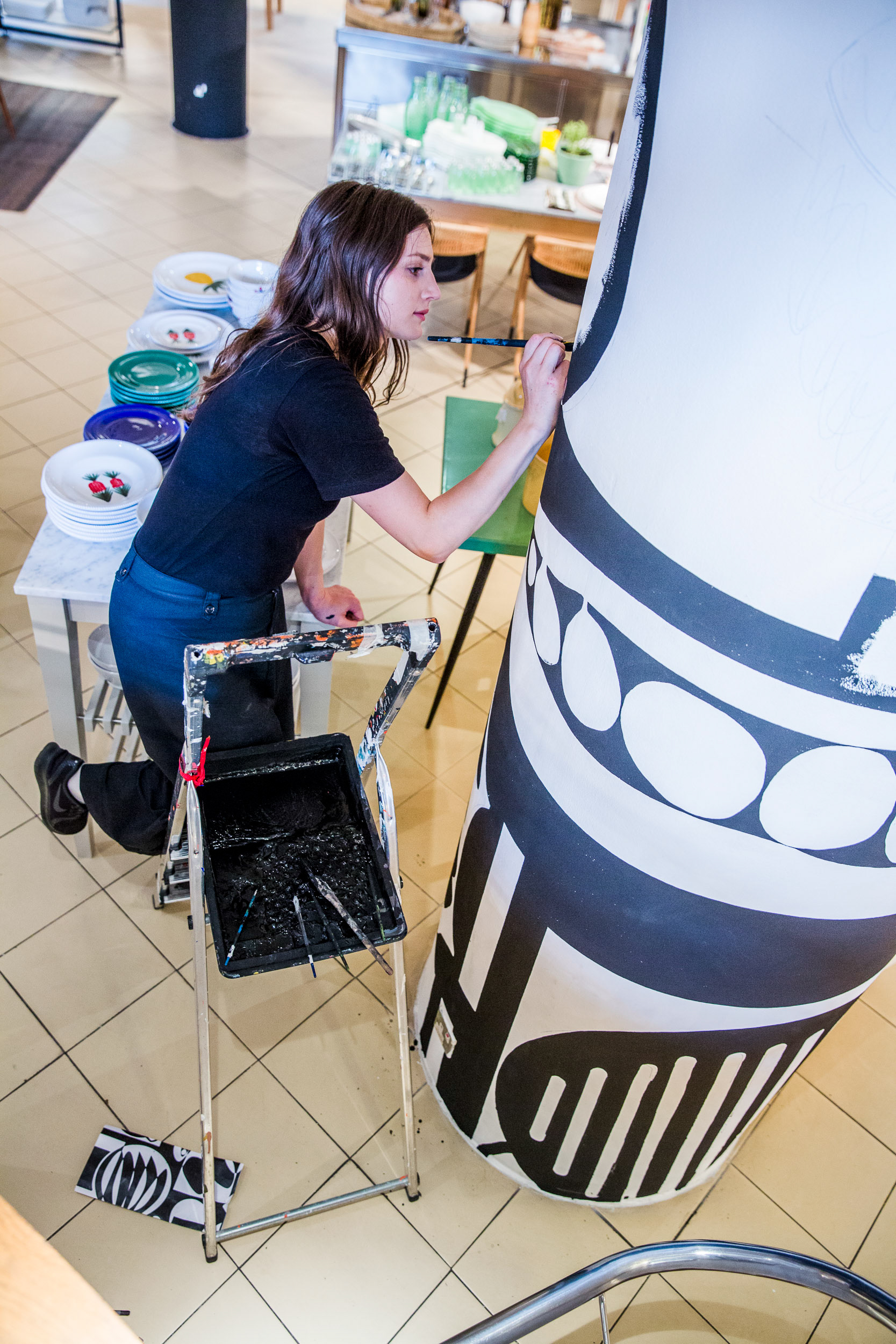 The Conran Shop food department murals, 2016