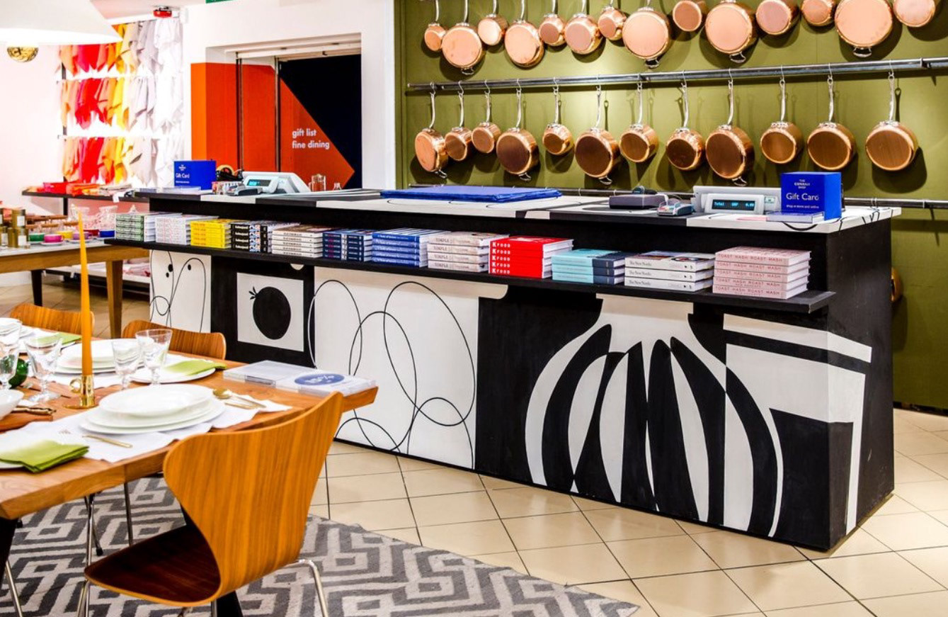 The Conran Shop food department murals, 2016