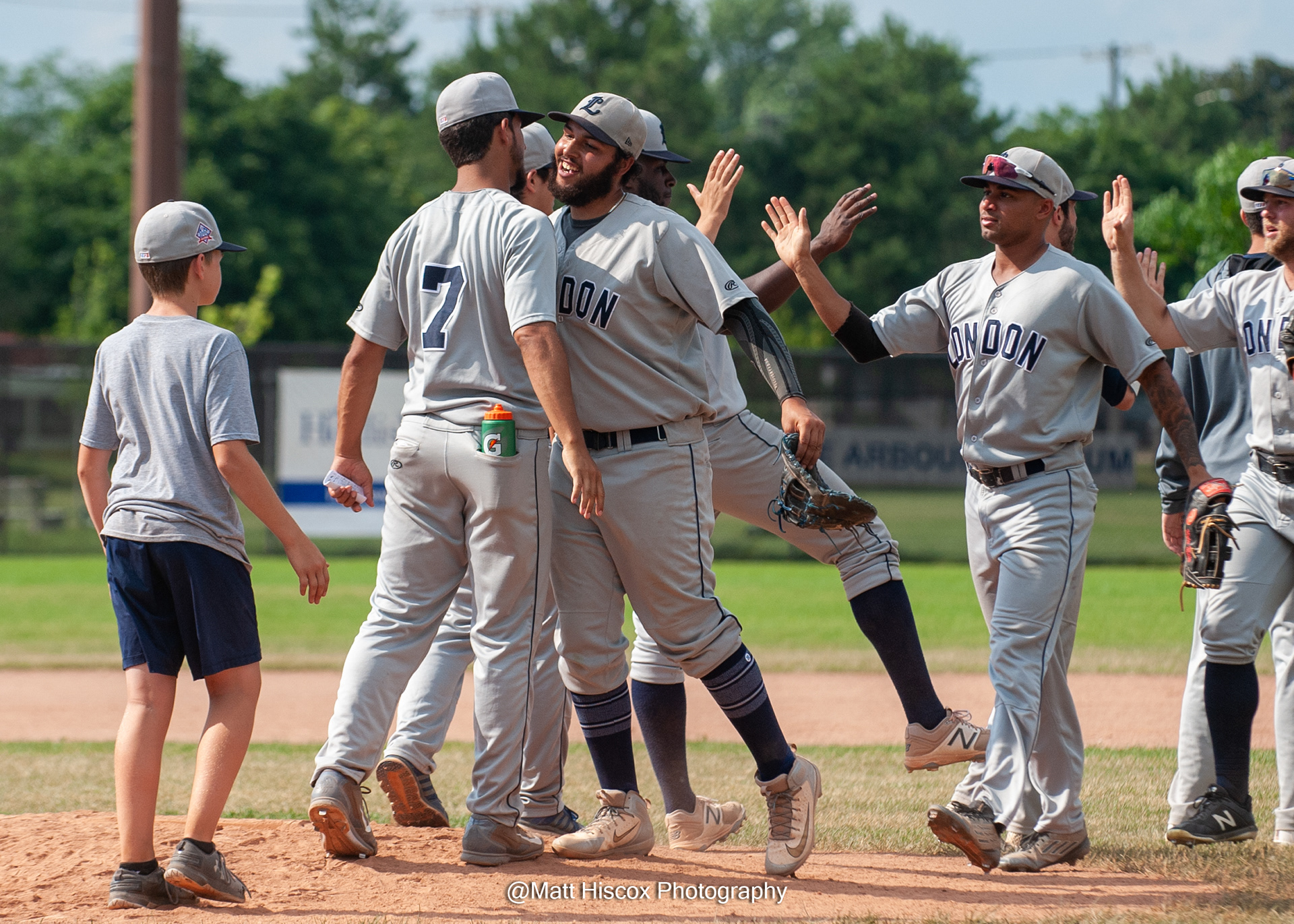 The Majors celebrate a win