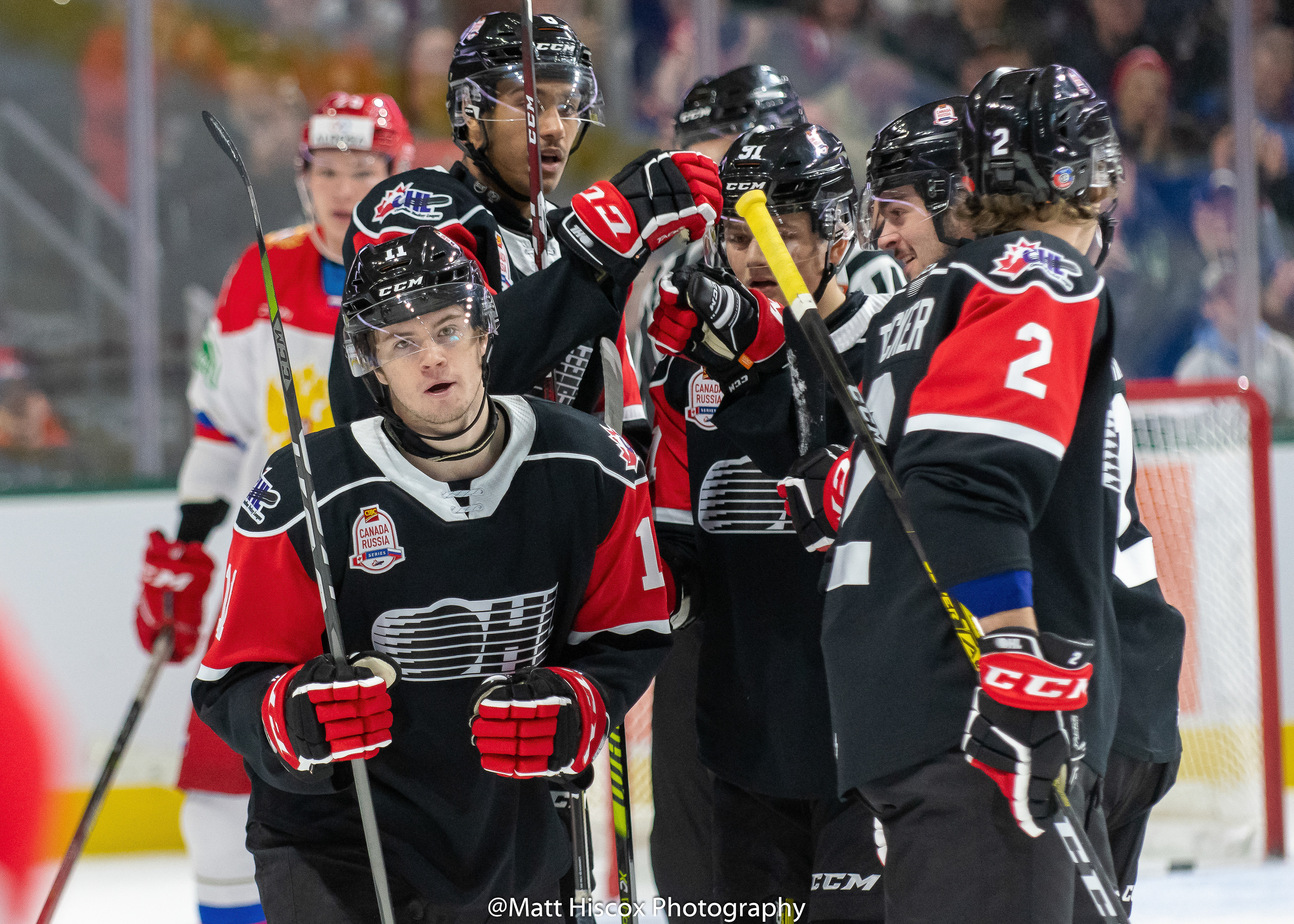 Connor McMichael celebrates