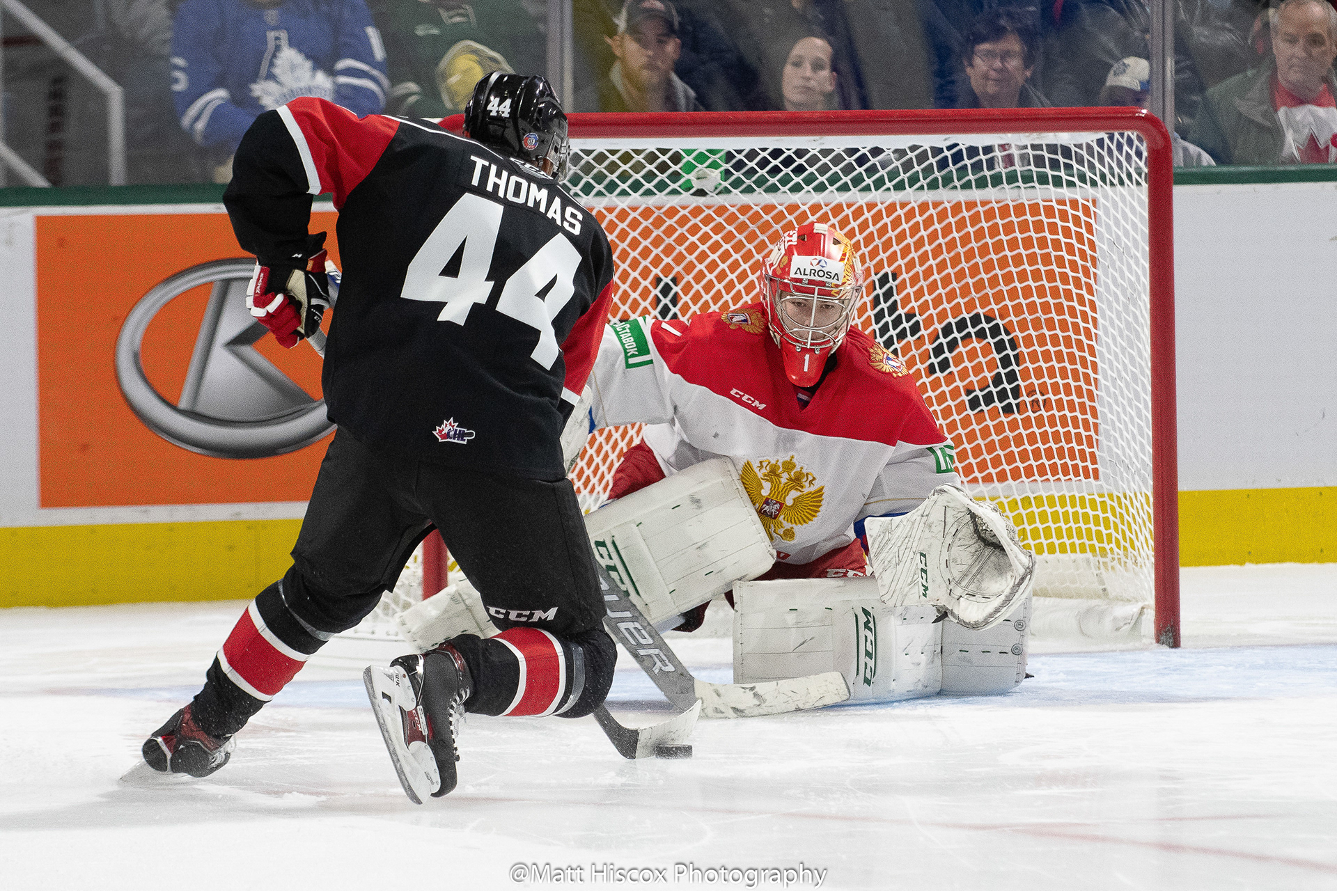 Akil Thomas on Amir Miftakhov