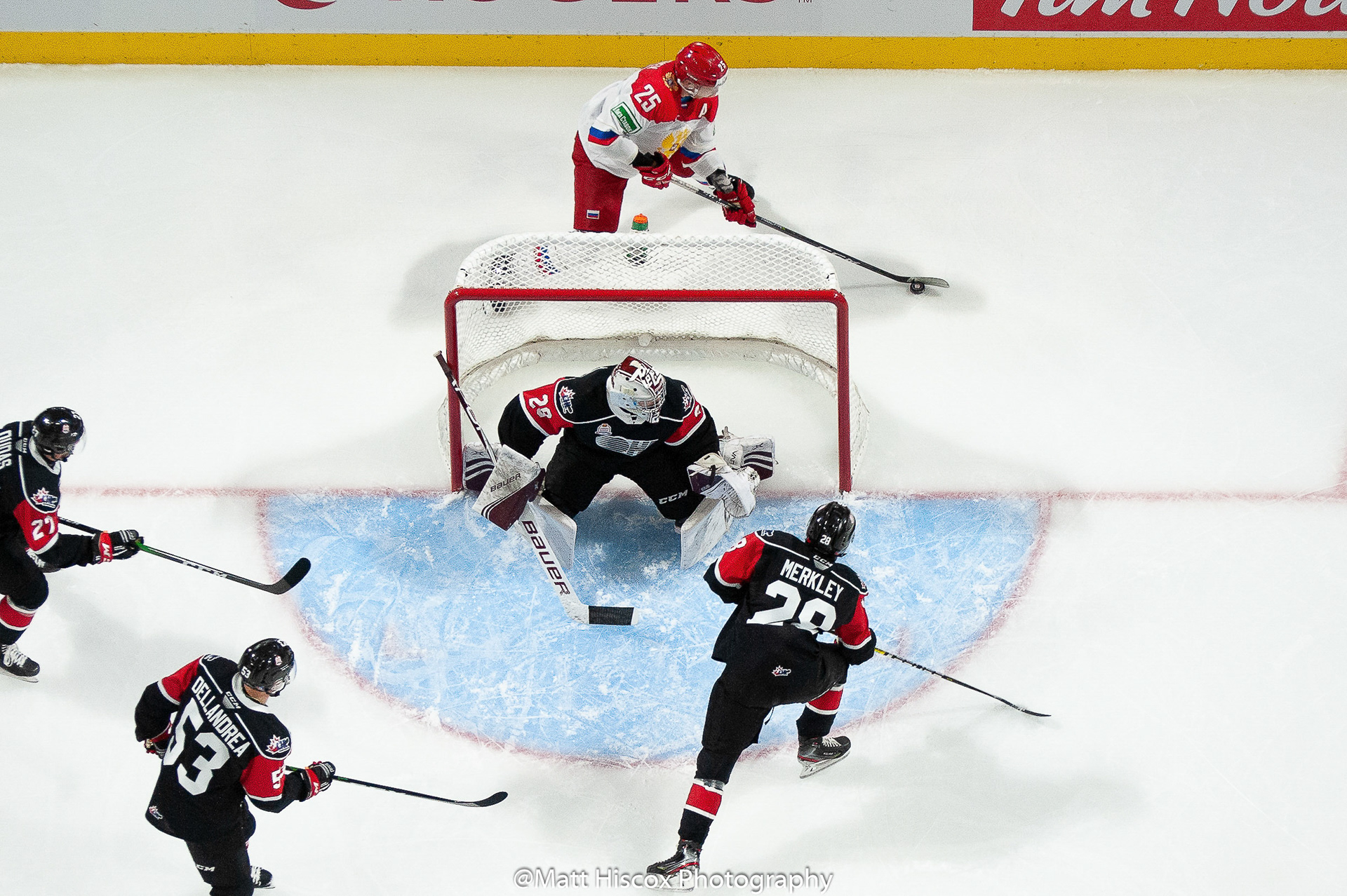 Ty Dellandrea, Hunter Jones (G), Mikhail Gordeyev, Ryan Merkley