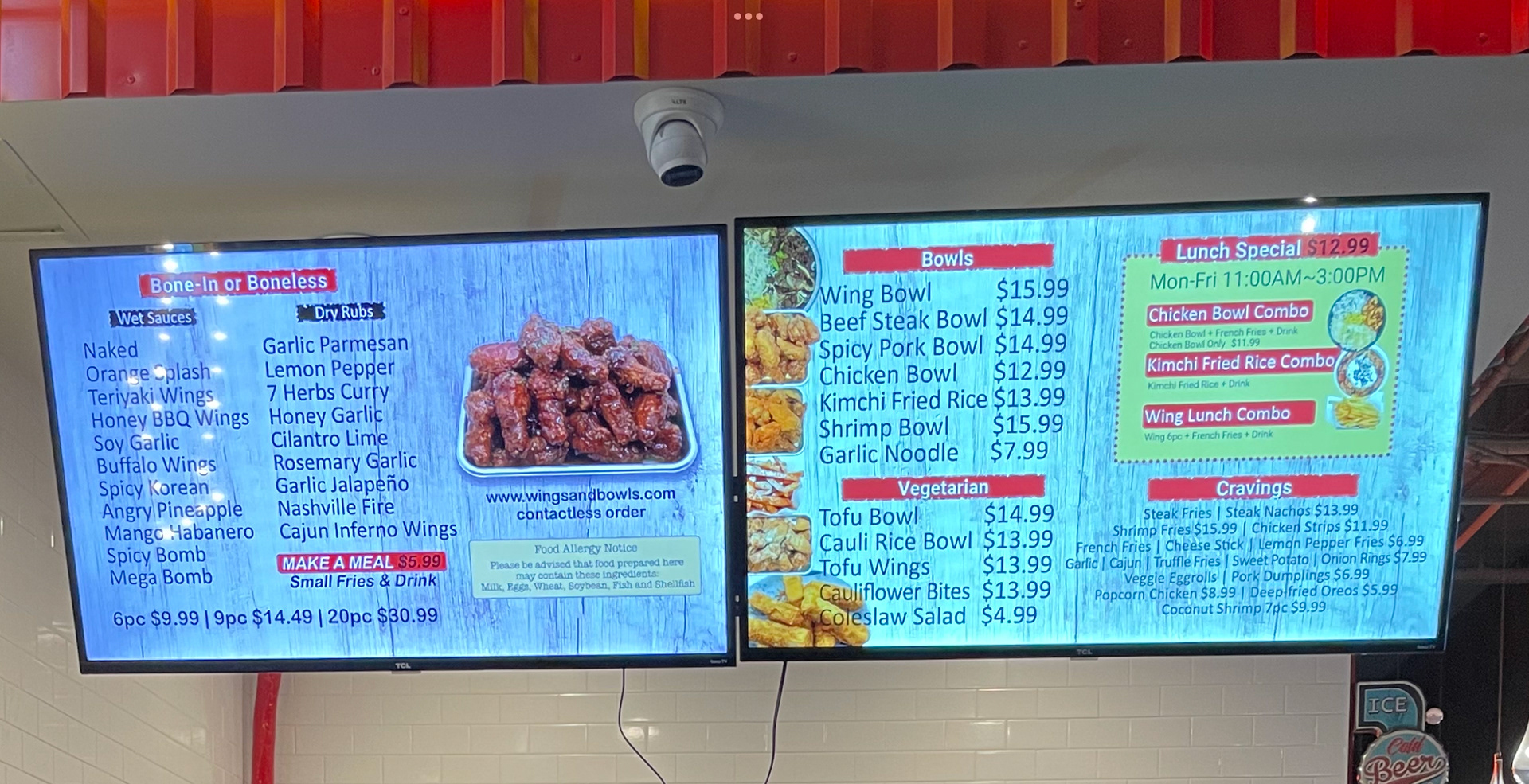 Original Menu
